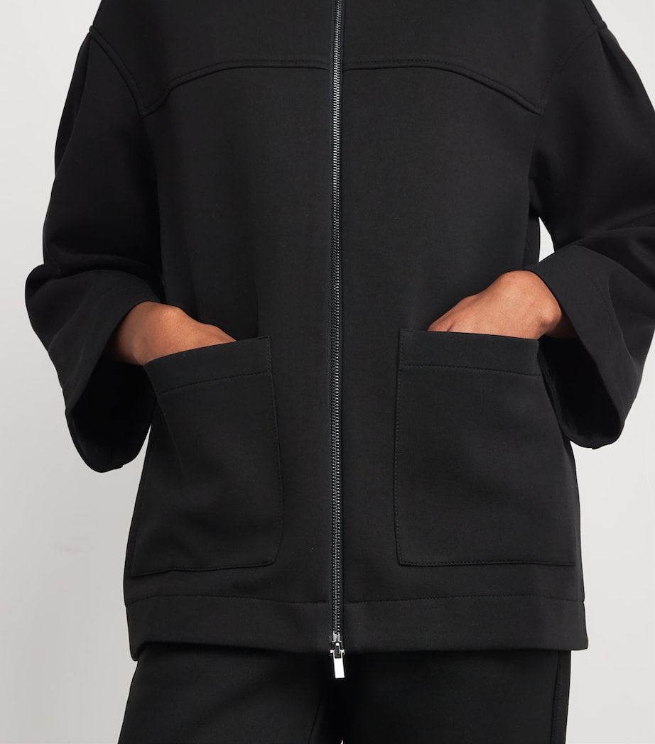 Cadice Zip-Up Jacket BLACK Image 6