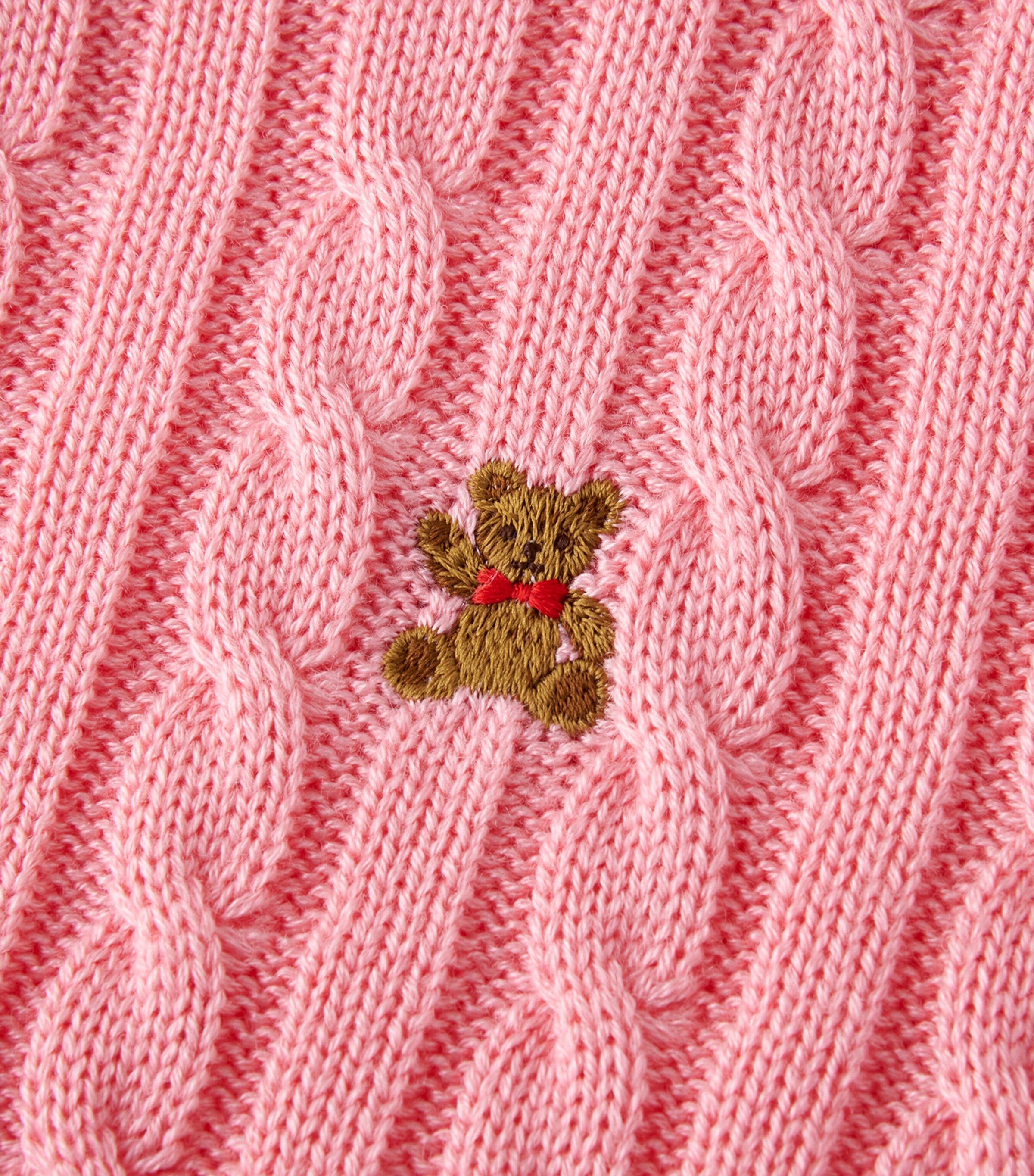 Bear Cable-Knit Sweater (2-7 Years) 8 Image 3