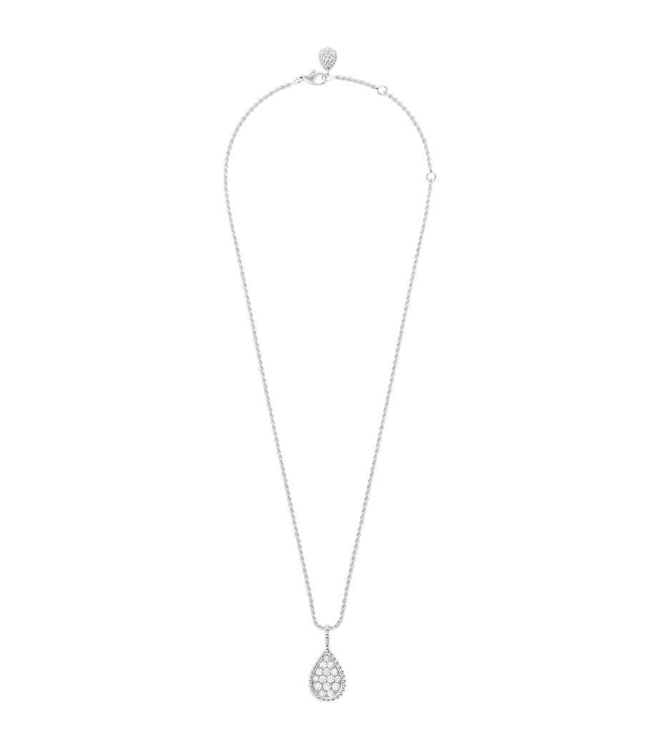 Medium White Gold and Diamond Serpent Bohème Motif Pendant WHITE GOLD Image 1