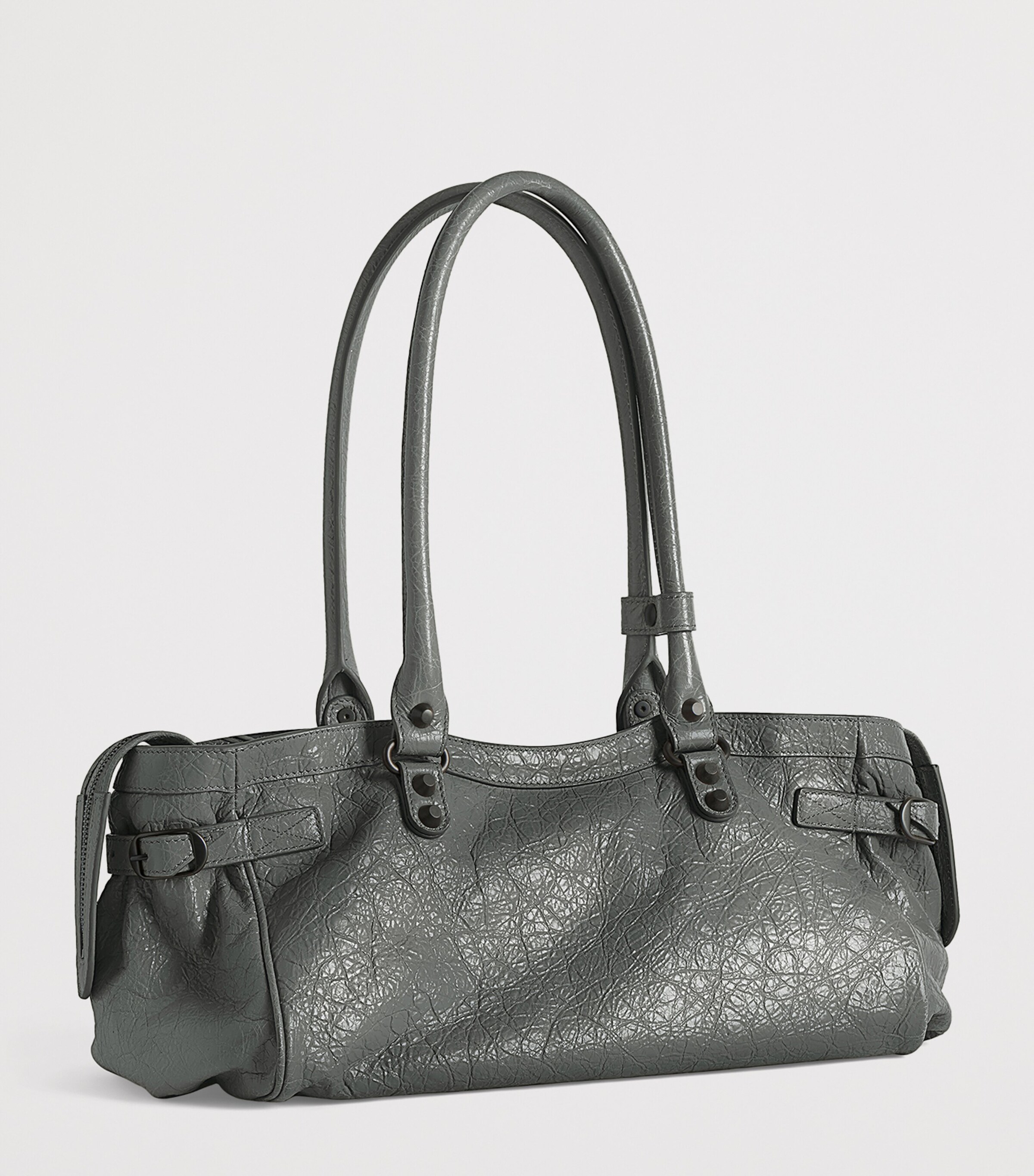 Balenciaga Lambskin Le City East-West Shoulder Bag Image 2