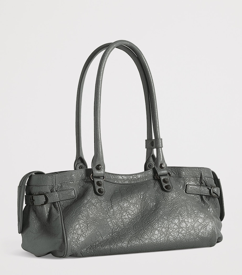 Balenciaga Lambskin Le City East-West Shoulder Bag Image 2