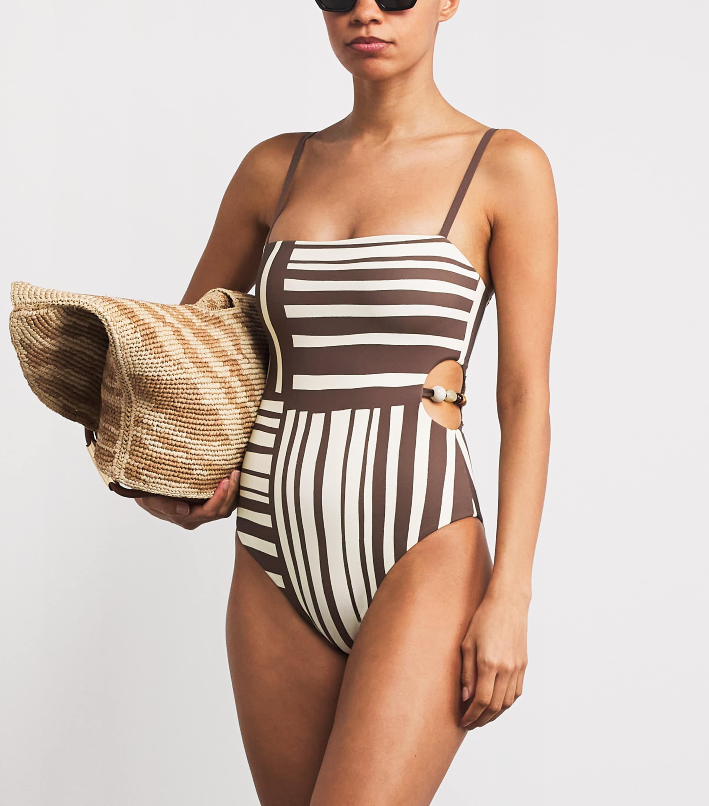 Beaded Linocut Swimsuit HUELLA Image 2