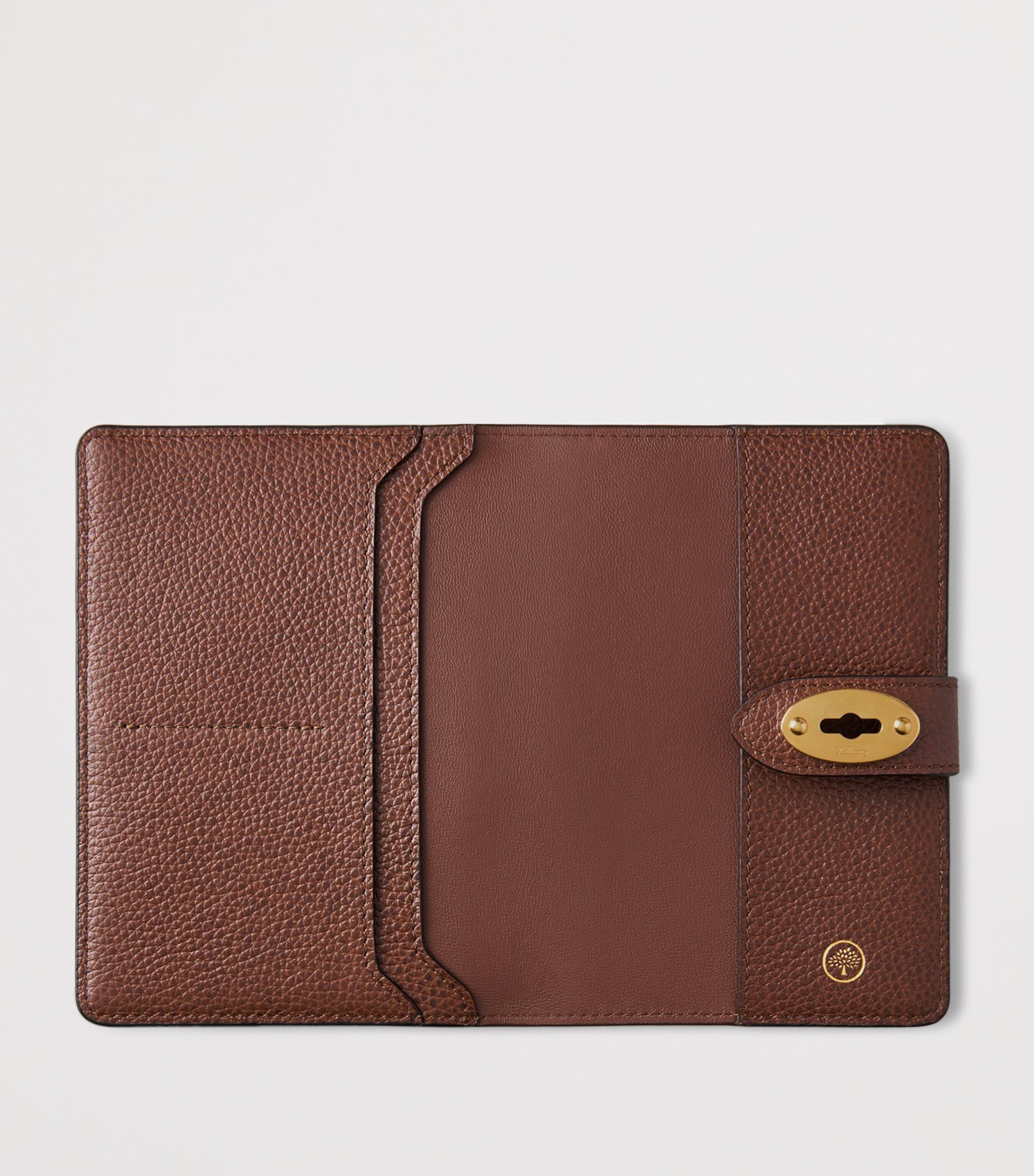 Leather Darley Passport Holder OAK Image 2