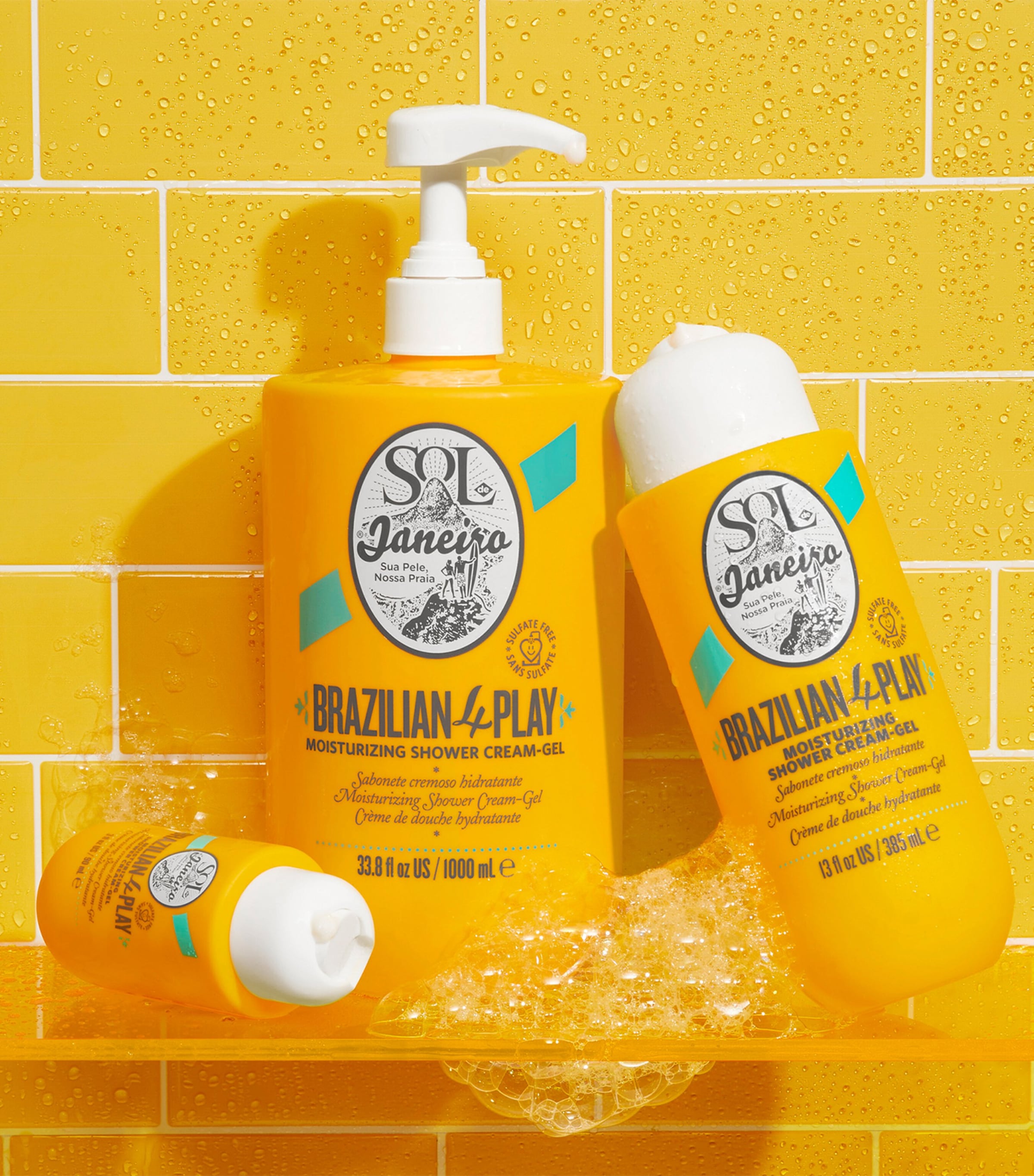 SOL DE JANEIRO Brazilian 4 Play Moisturizing Shower Cream-Gel (385ml) | Bath & Shower | Shower Gels | Designers | SOL DE JANEIRO SOL DE JANEIRO Brazilian 4 Play Moisturizing Shower Cream-Gel (385ml) | Bath & Shower | Shower Gels | Designers | SOL DE JANEIRO