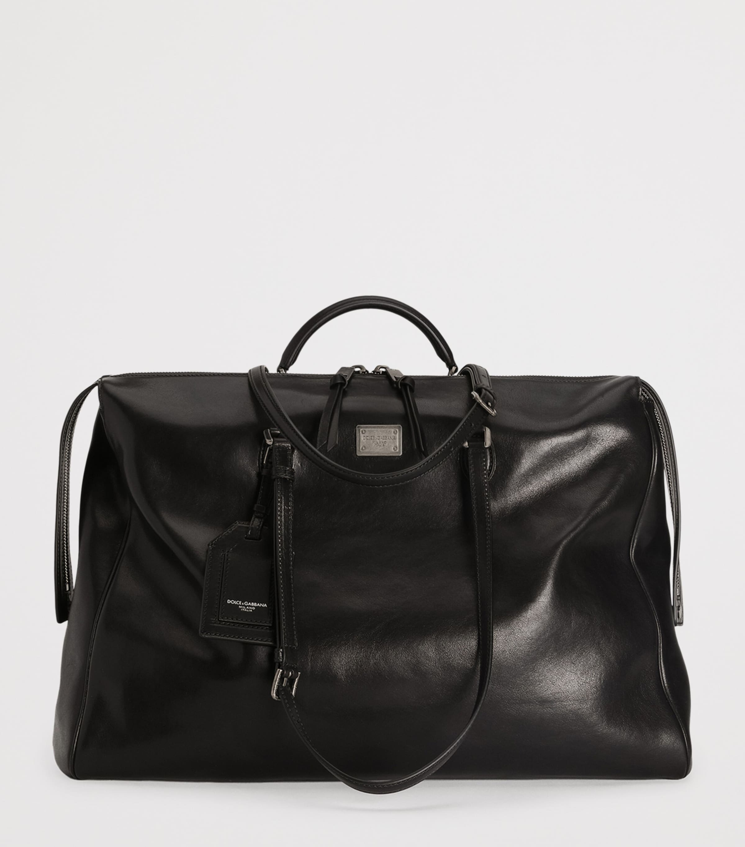 Leather-Blend Shoulder Bag 80999 BLACK Image 2