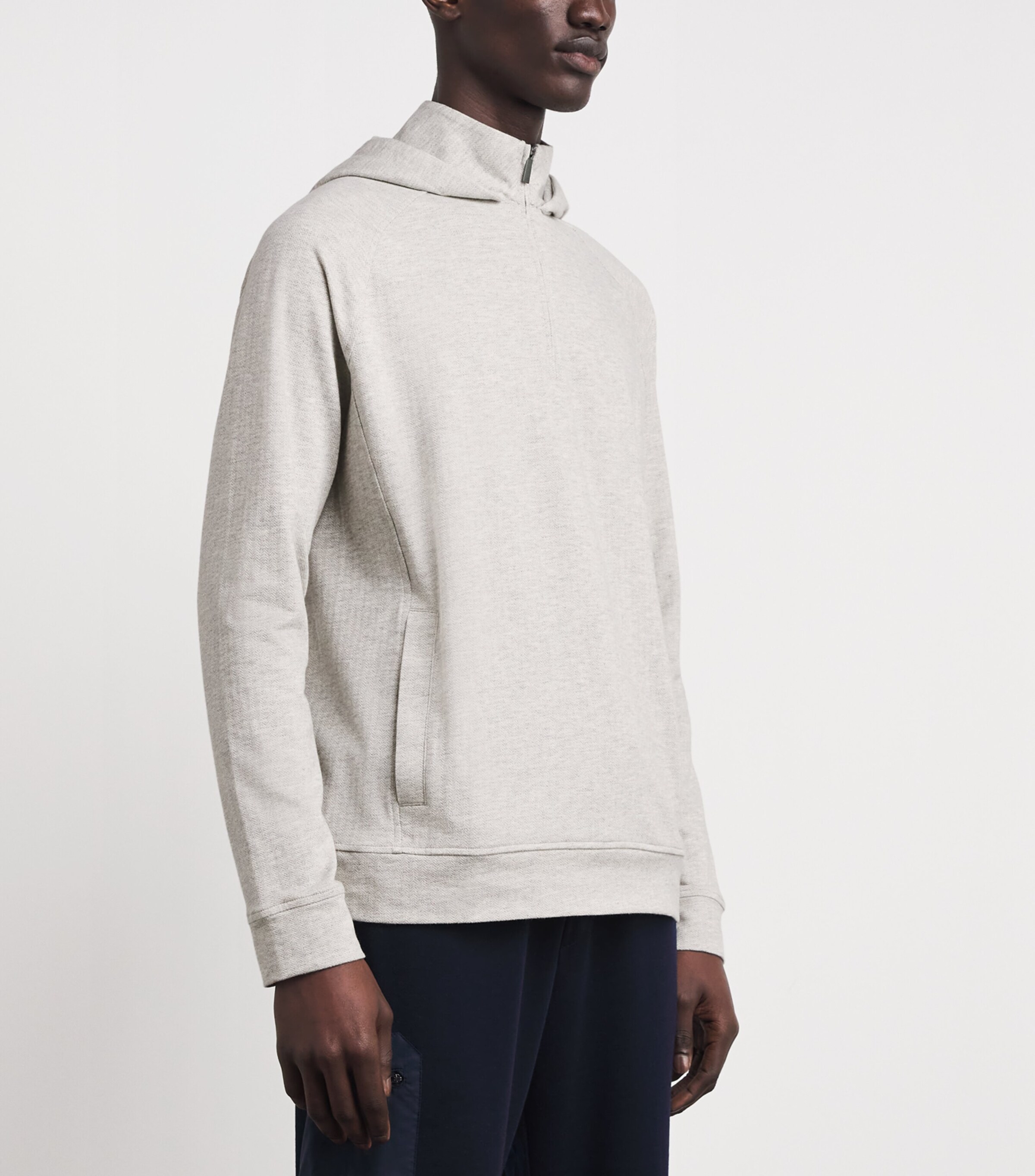 KJUS Mens Inverness Hoodie Birch/alloy Image 4