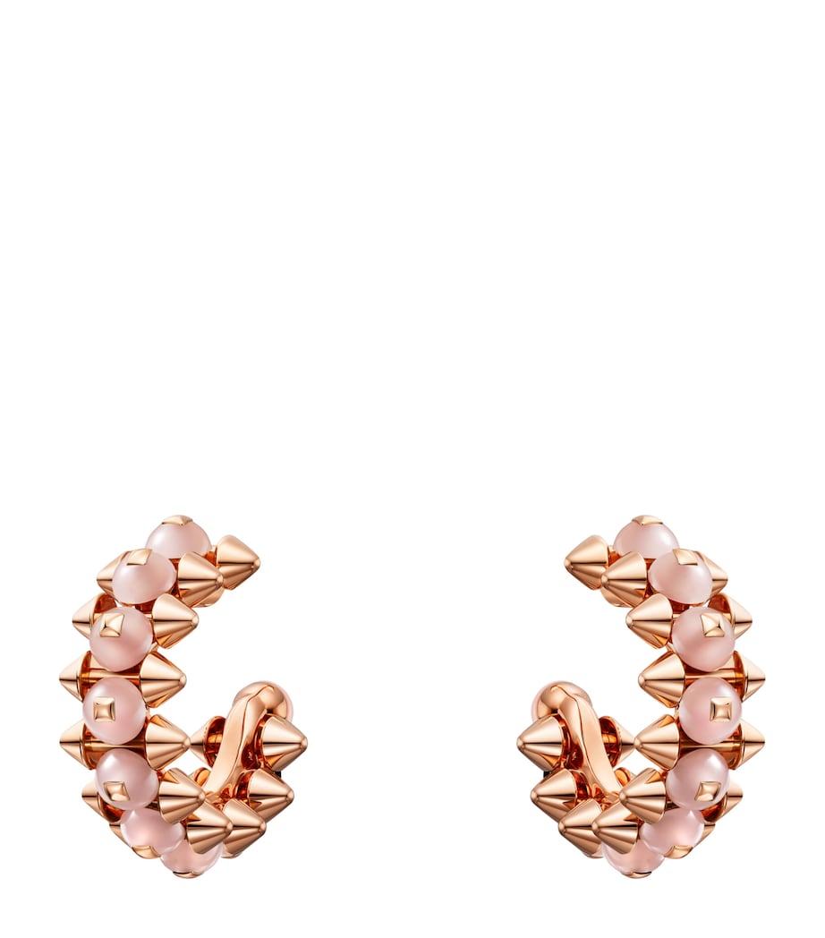 Cartier Rose Gold and Chalcedony Clash de Cartier Hoop Earrings Rose Gold Image 1