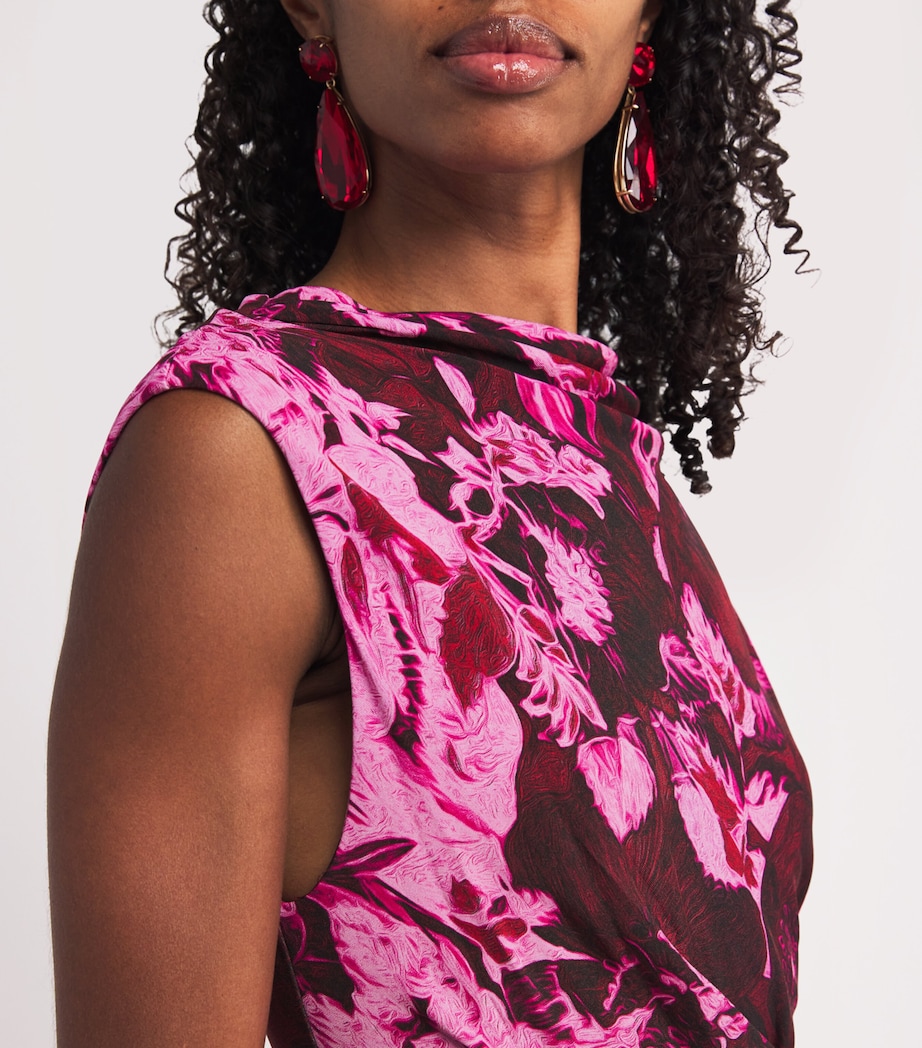 Floral Acacia Midi Dress SANGRIA BOTANICAL Image 6