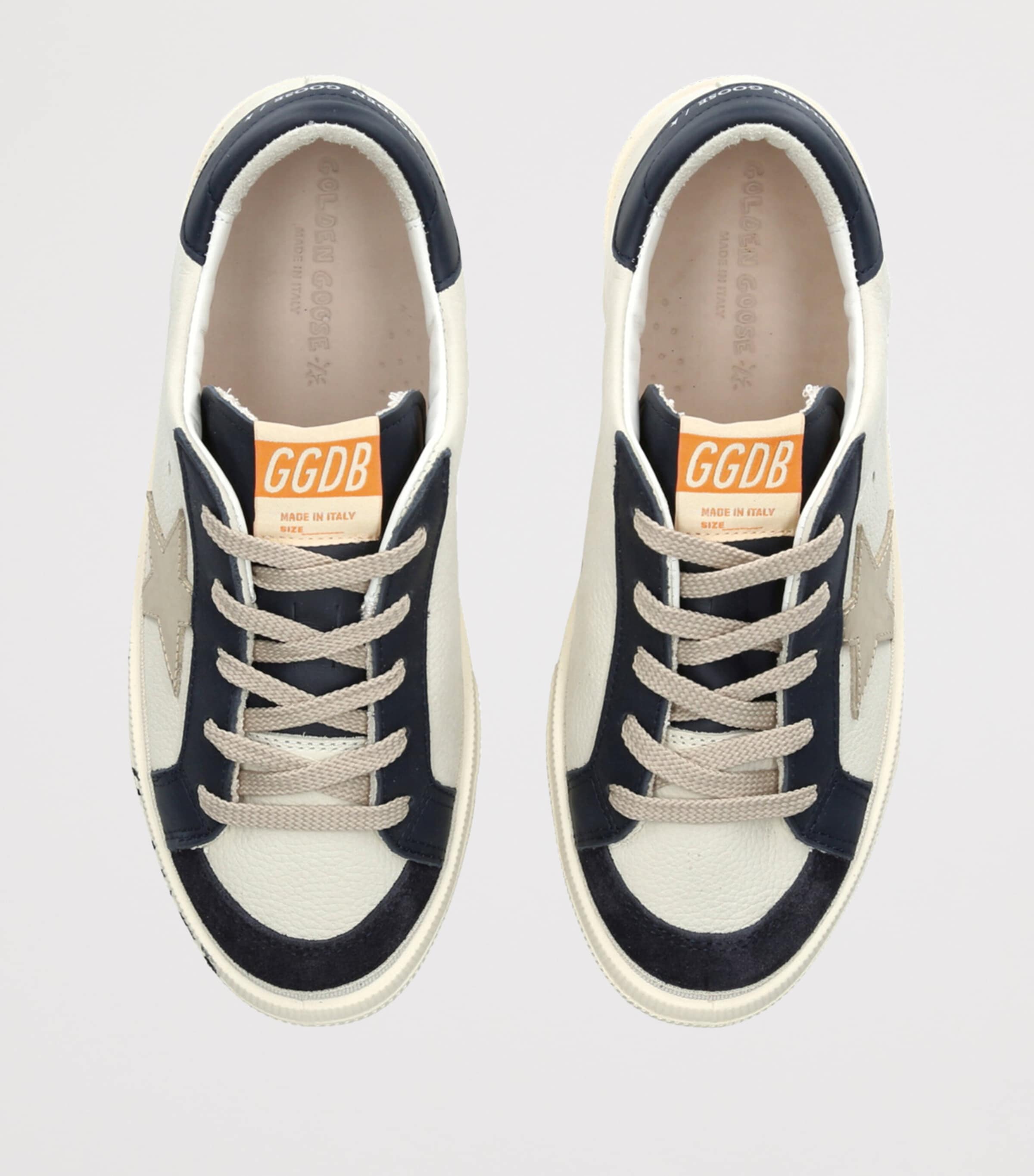 Leather May Sneakers BLUE OTHER Image 4