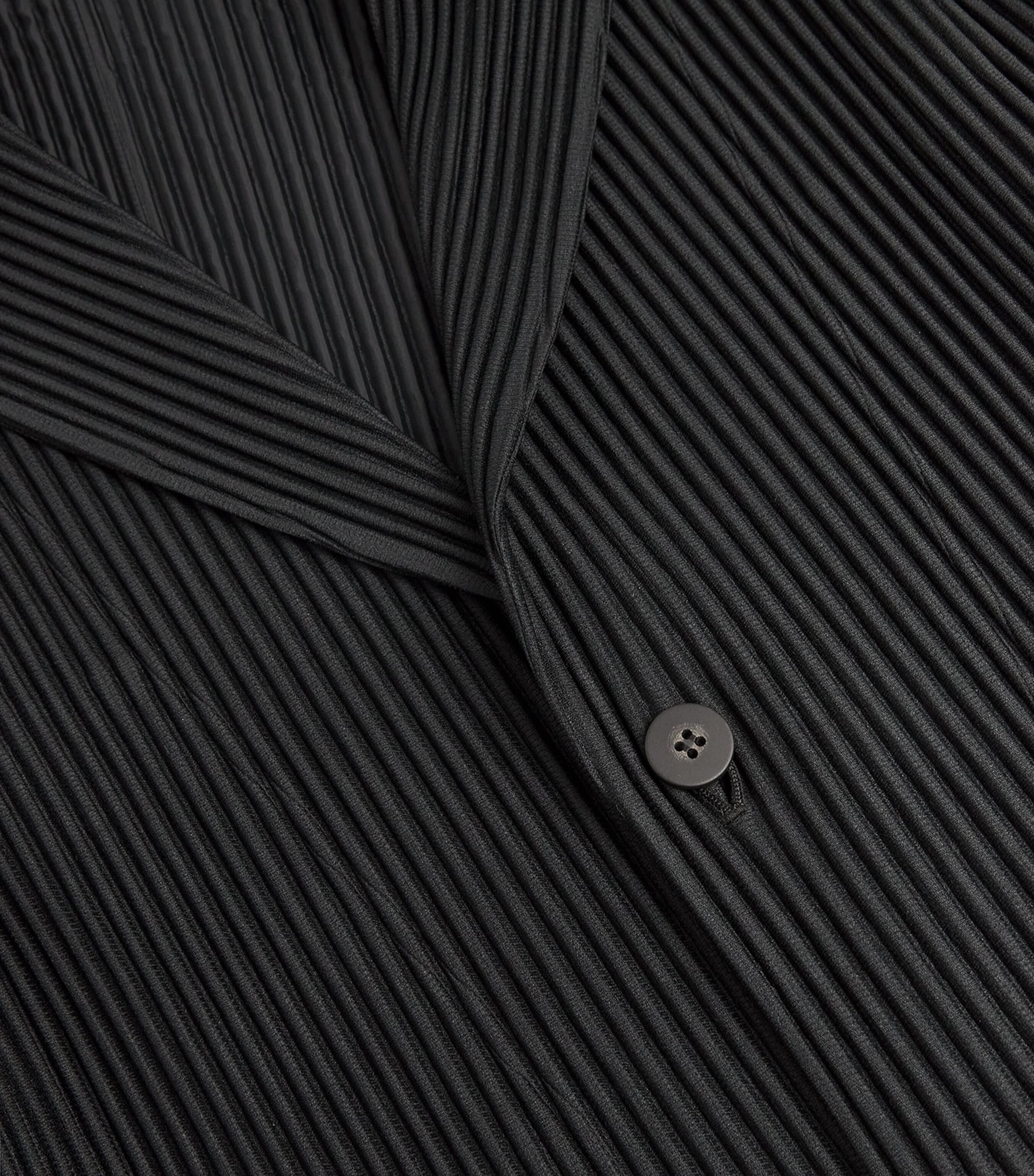 Pleated Overcoat 15 BLACK Image 6