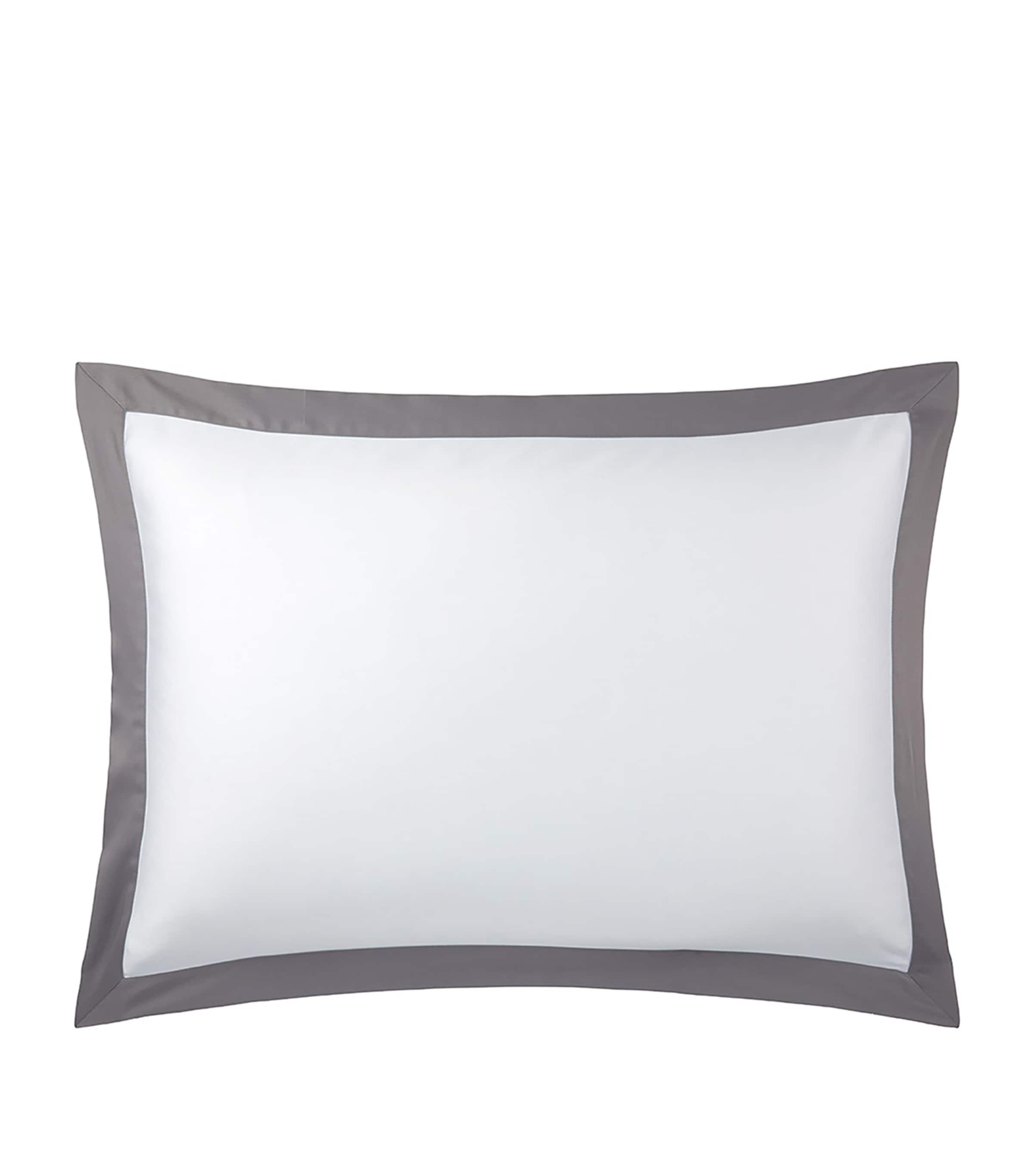 Yves Delorme Linea Platine Standard Oxford Pillowcase (50cm x 75cm) Platine Image 2