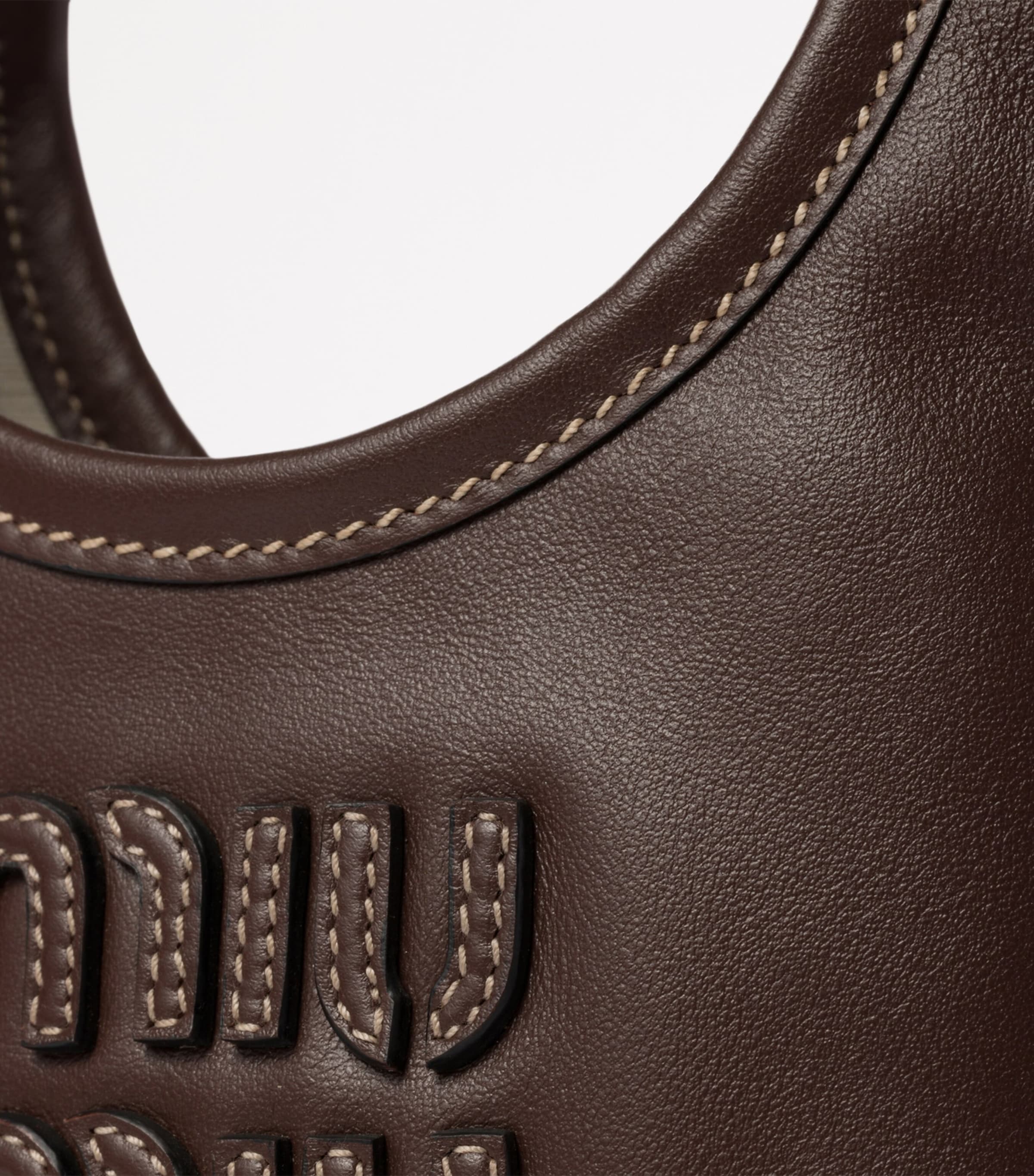 Leather Ivy Top-Handle Bag F0NBL Image 7