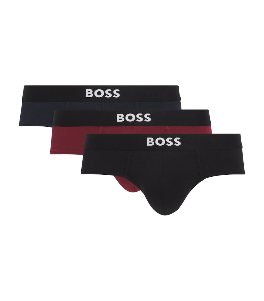Organic Cotton Stretch Briefs (Pack of 3) 981 OPEN MISC Image 1