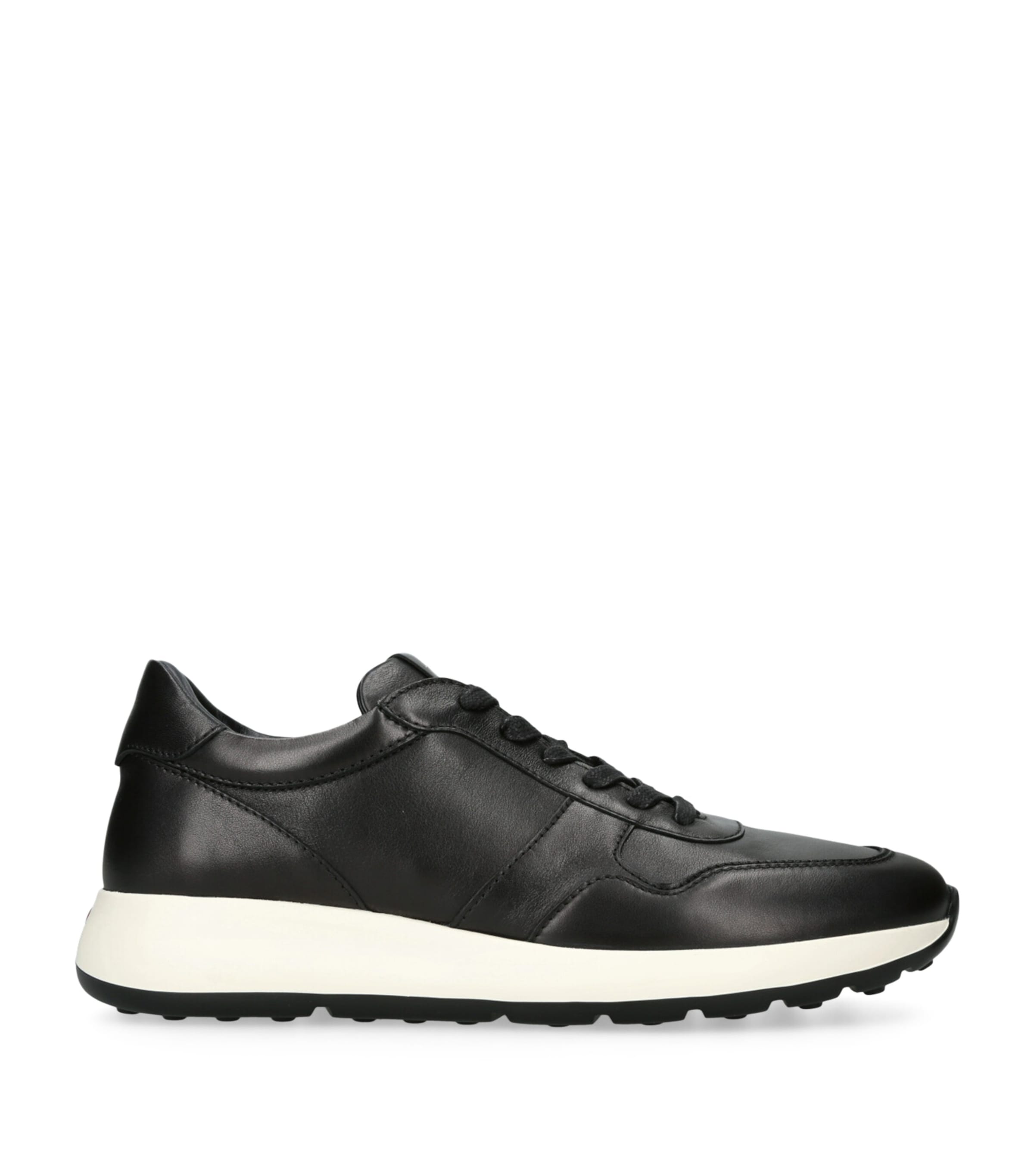 Leather Red Dot Sneakers BLK/WHITE Image 1