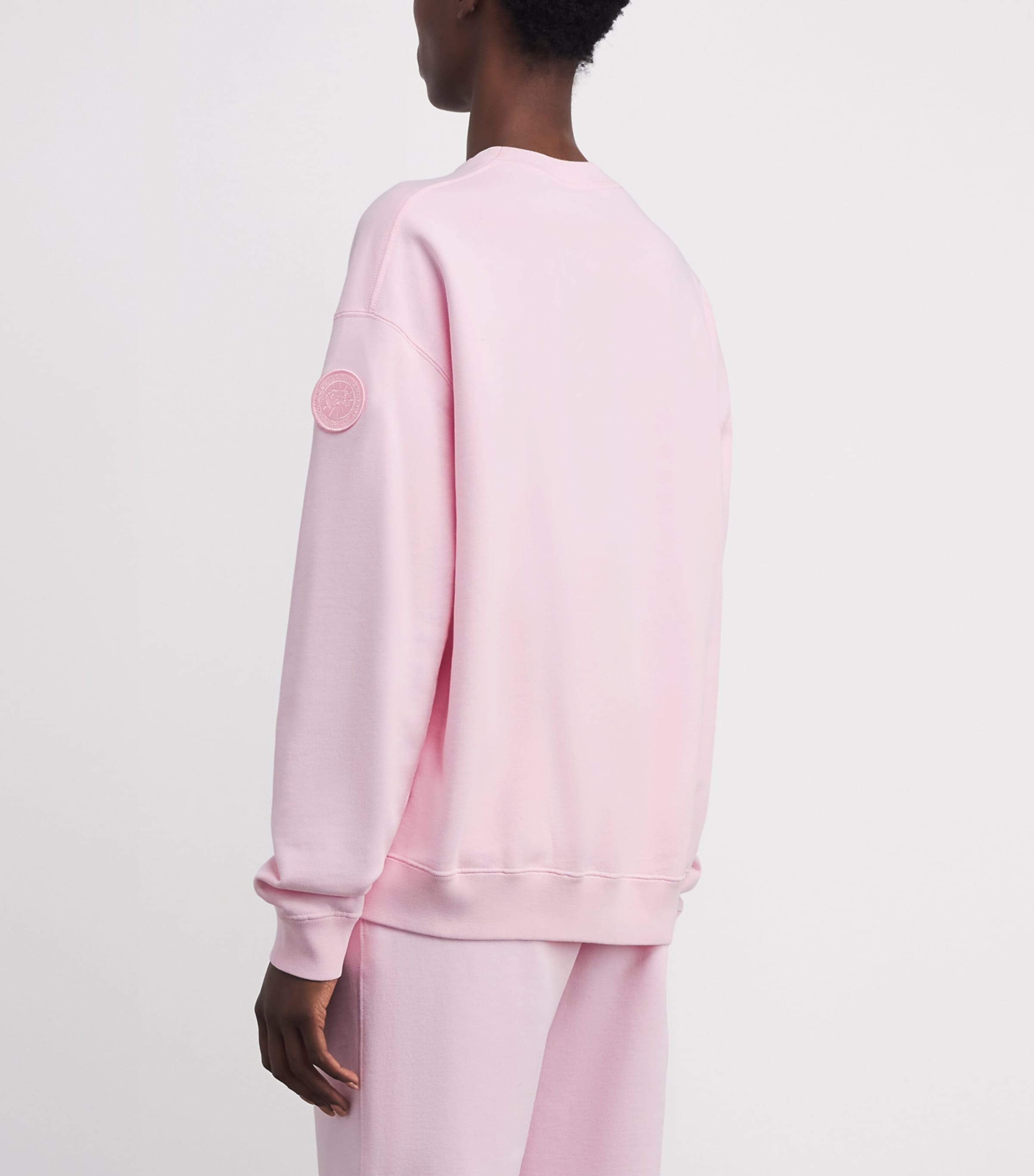 Organic Cotton Wander Sweatshirt 9846BLM PNK FLRSN RS Image 4