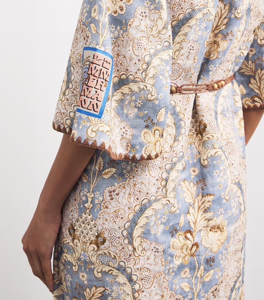 Linen Daylight Tunic Midi Dress DAMASK DENIMDMDM Image 5