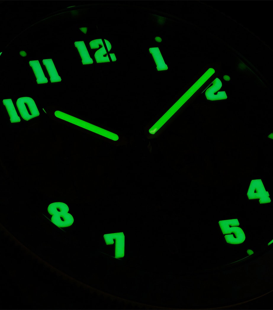 x Jimmy Chin Rose Gold and Leather Terra Nova Chronograph Watch 42.5mm BLACK Image 4