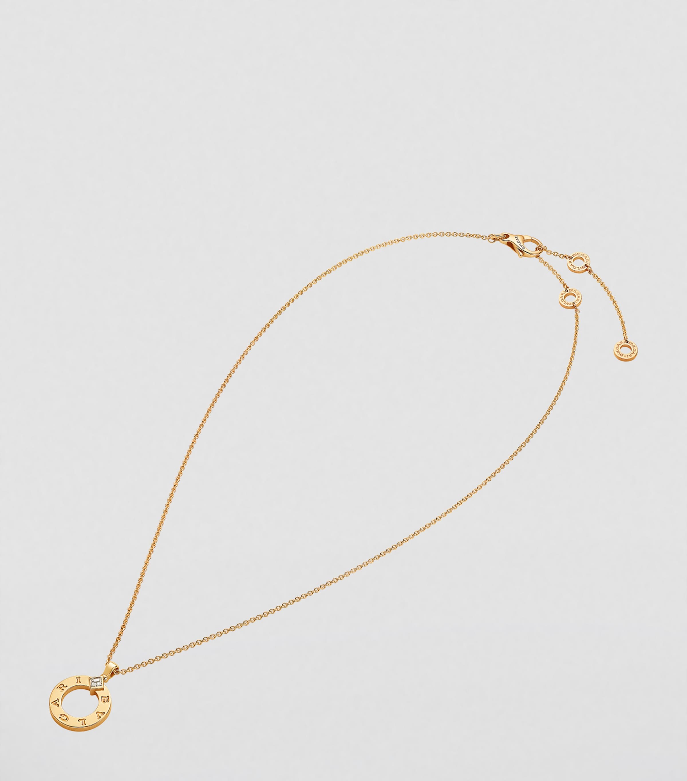 Yellow Gold and Diamond BVLGARI BVLGARI Necklace YELLOW GOLD Image 2