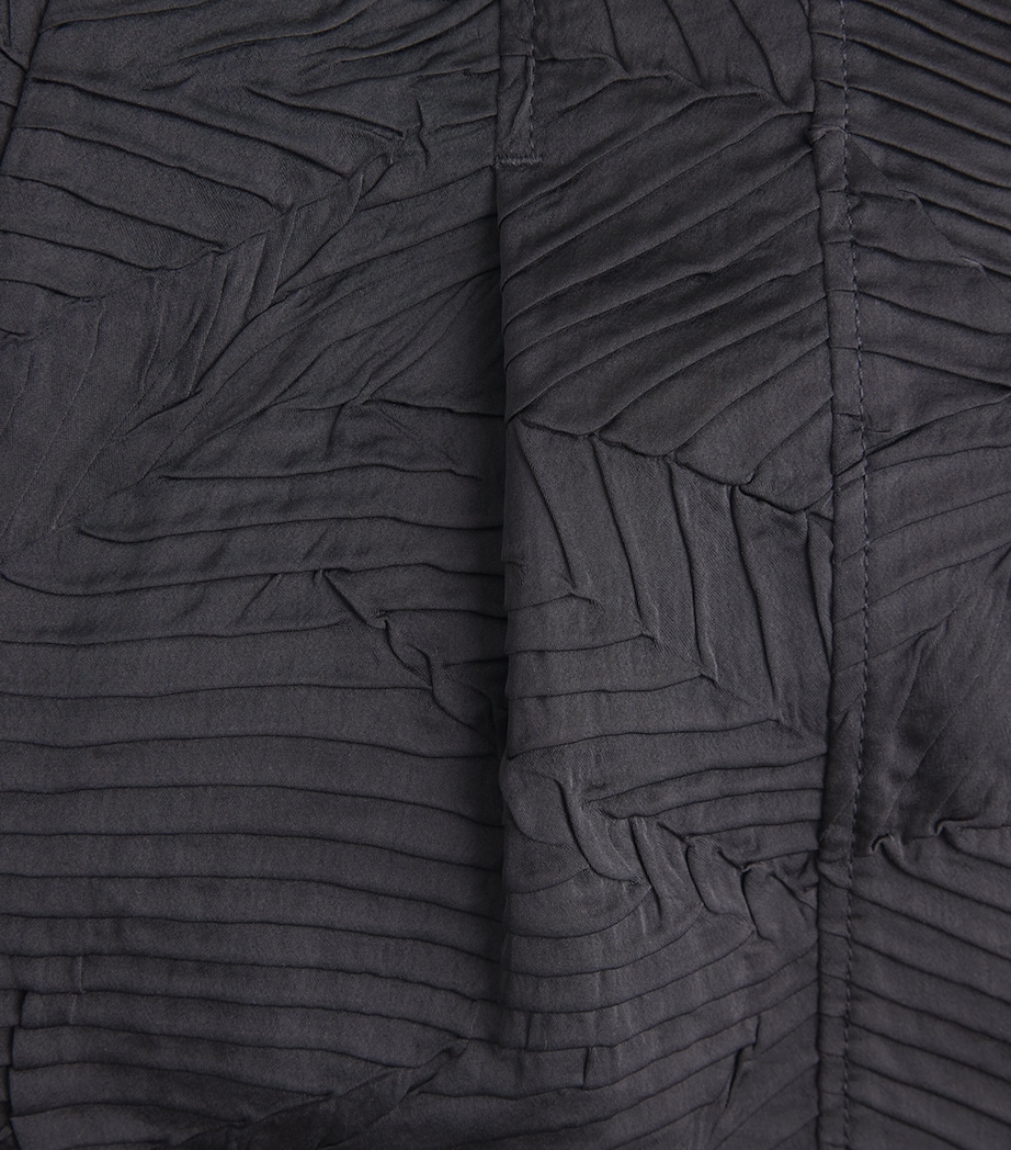 Ulla Johnson Womens Satin Crinkled Carine Trousers Noir Image 6