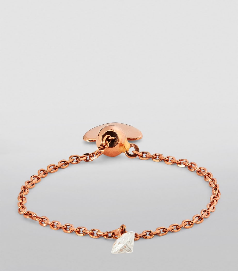 Rose Gold and Diamond Ring ROSE GOLD Image 2