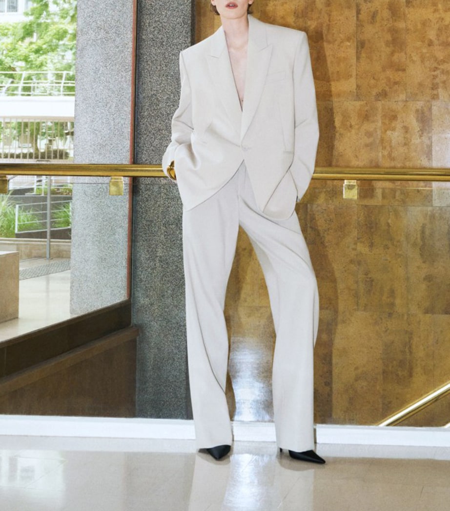 Virgin Wool Oversized Blazer 2630 Image 4