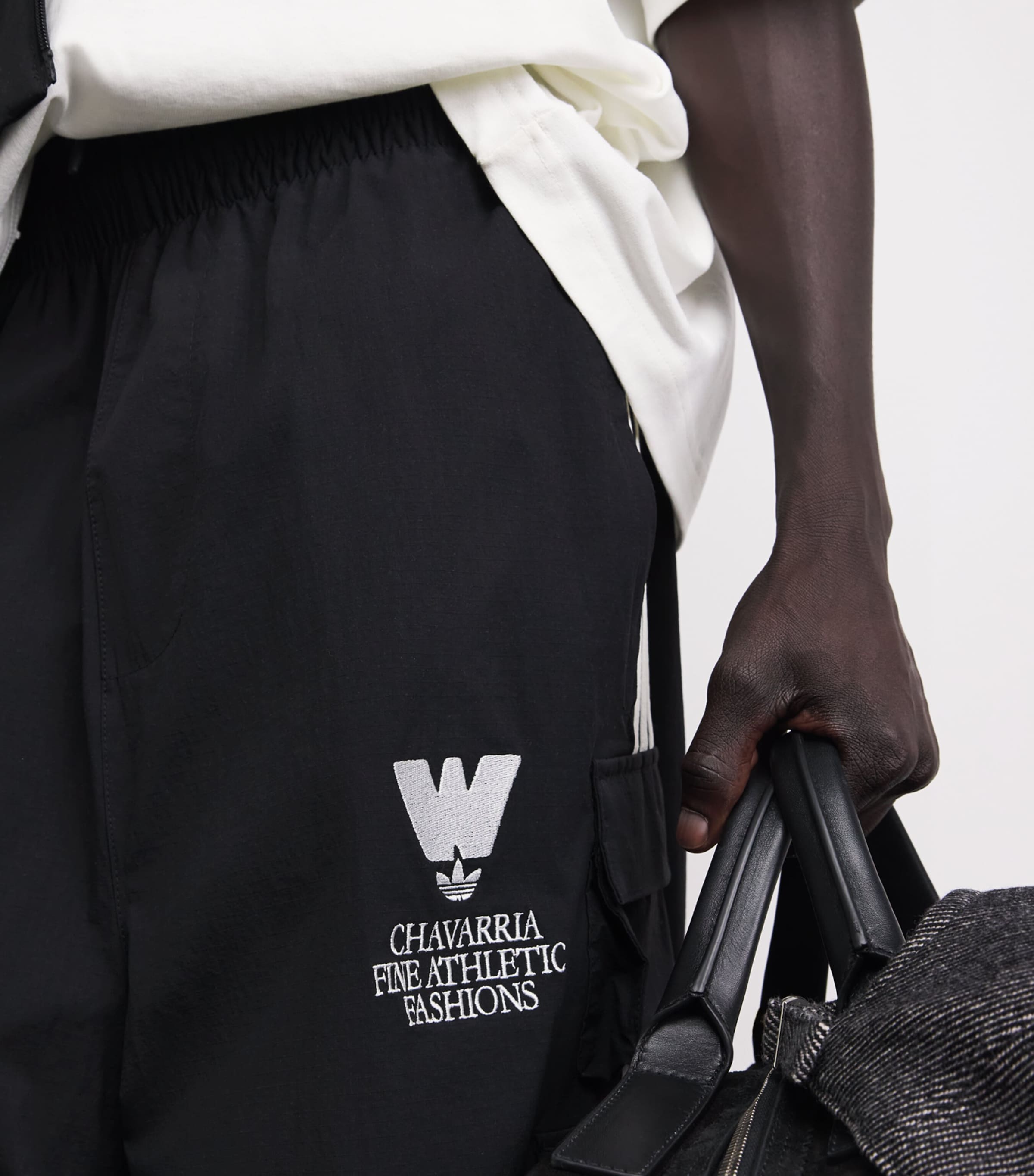Willy Chavarria Black x adidas Originals Cargo Trousers | Harrods US