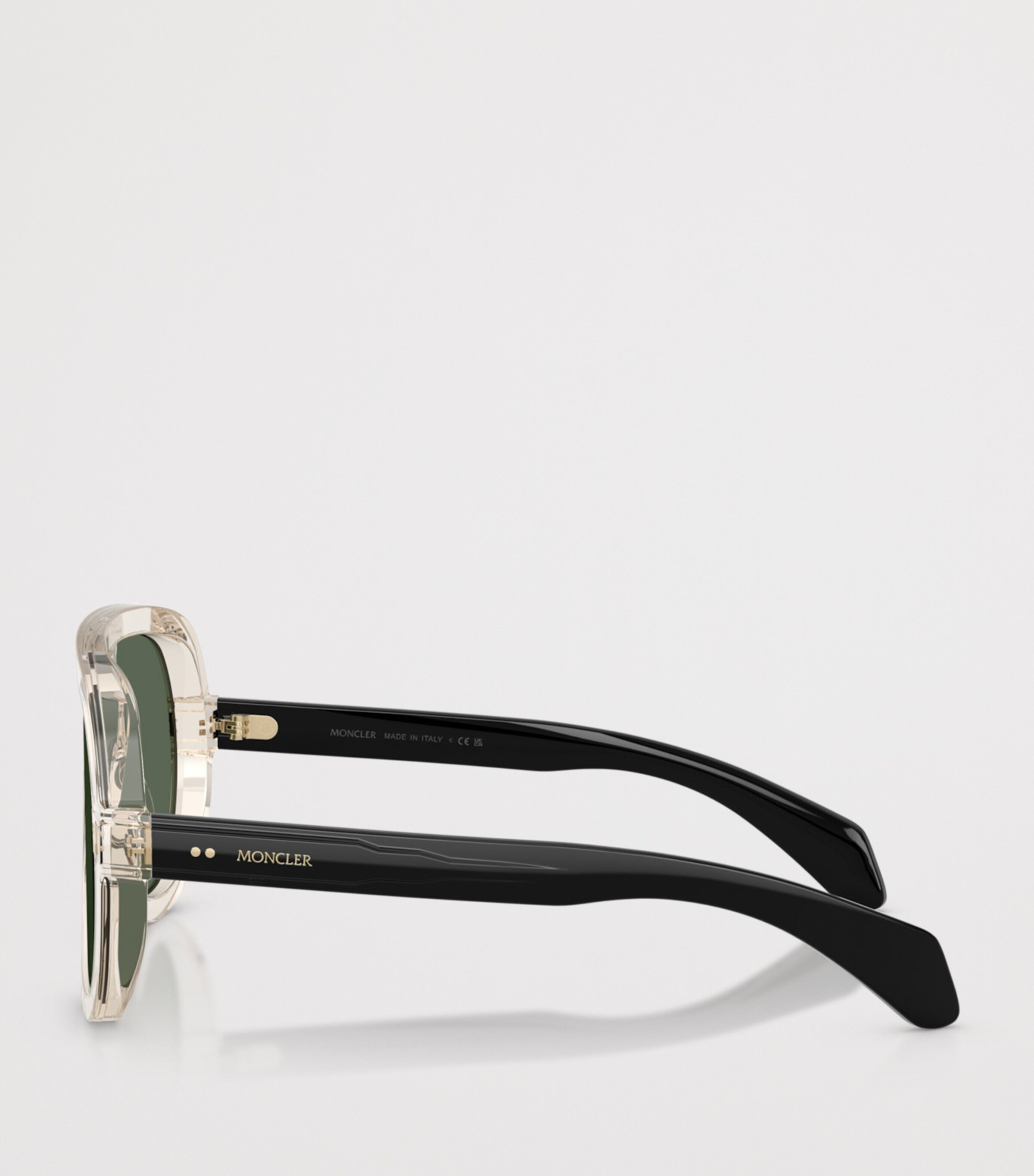 Moncler Sunsette Pilot Sunglasses White Image 3