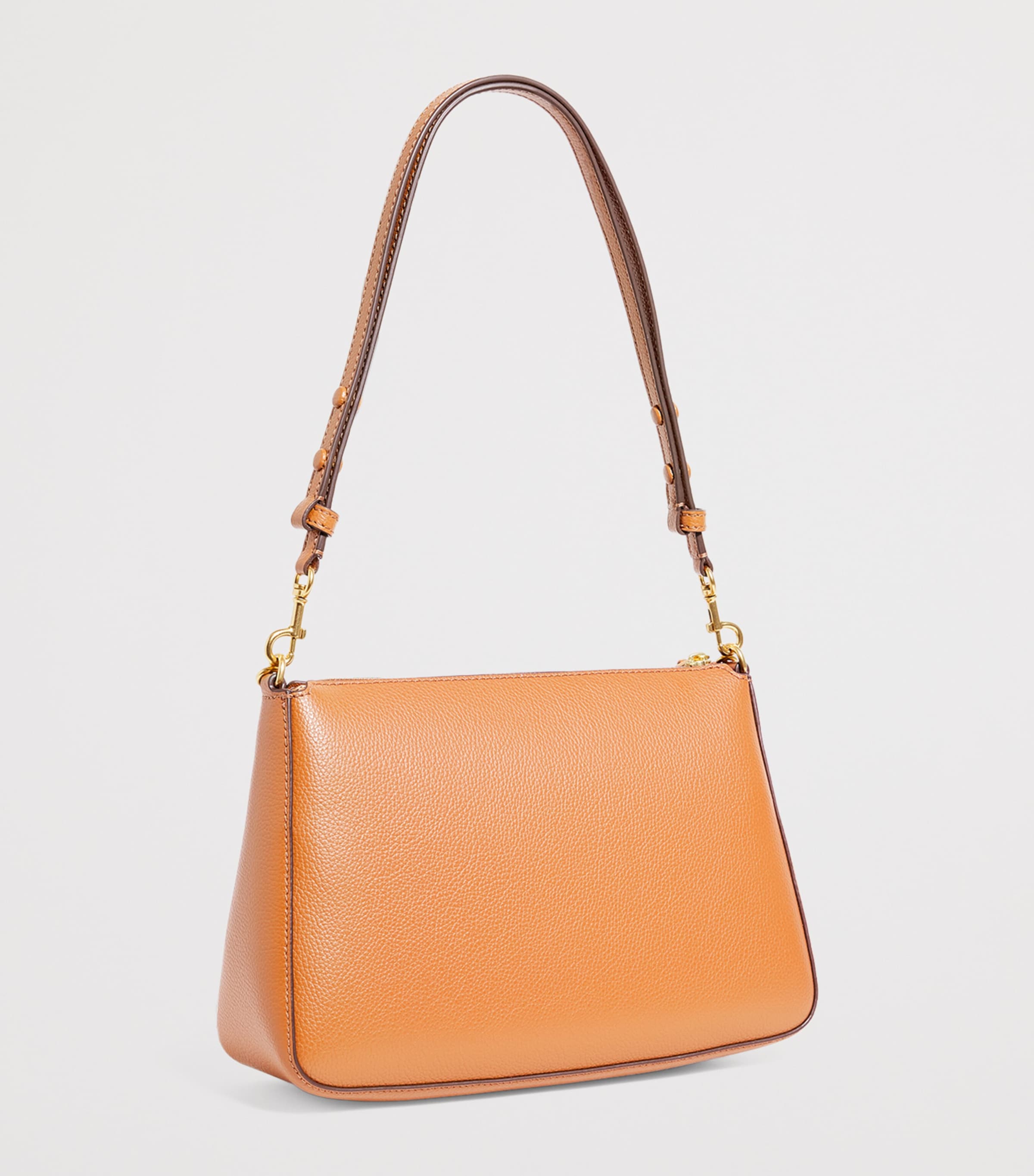 Leather Perry Shoulder Bag 200 AUTUMN BROWN Image 3