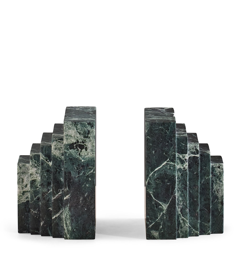Soho Home Marble Lola Bookends Green Image 1