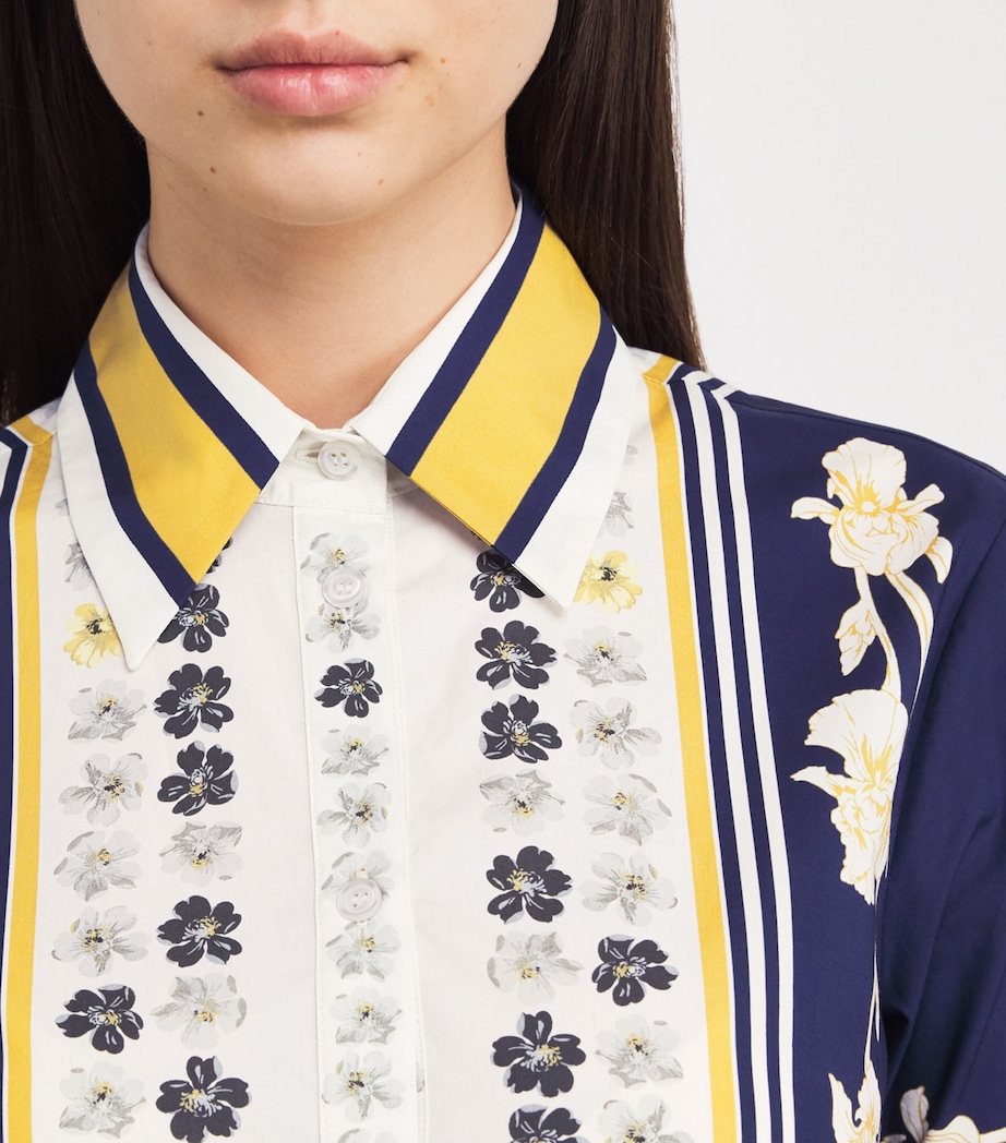 Cotton Printed Choux Mini Dress PSYCHE PLACEE Image 6