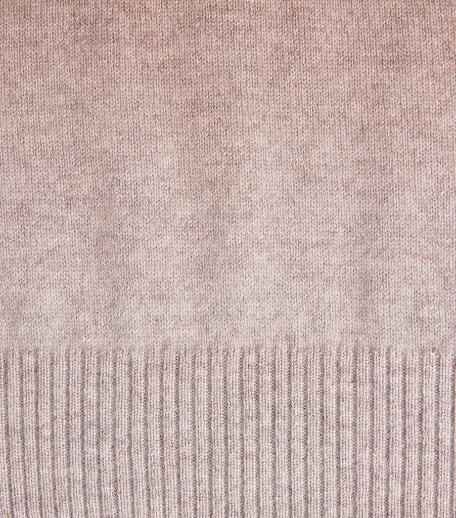 Colombo Womens Cashmere Rollneck Sweater Shaded Brick Image 6