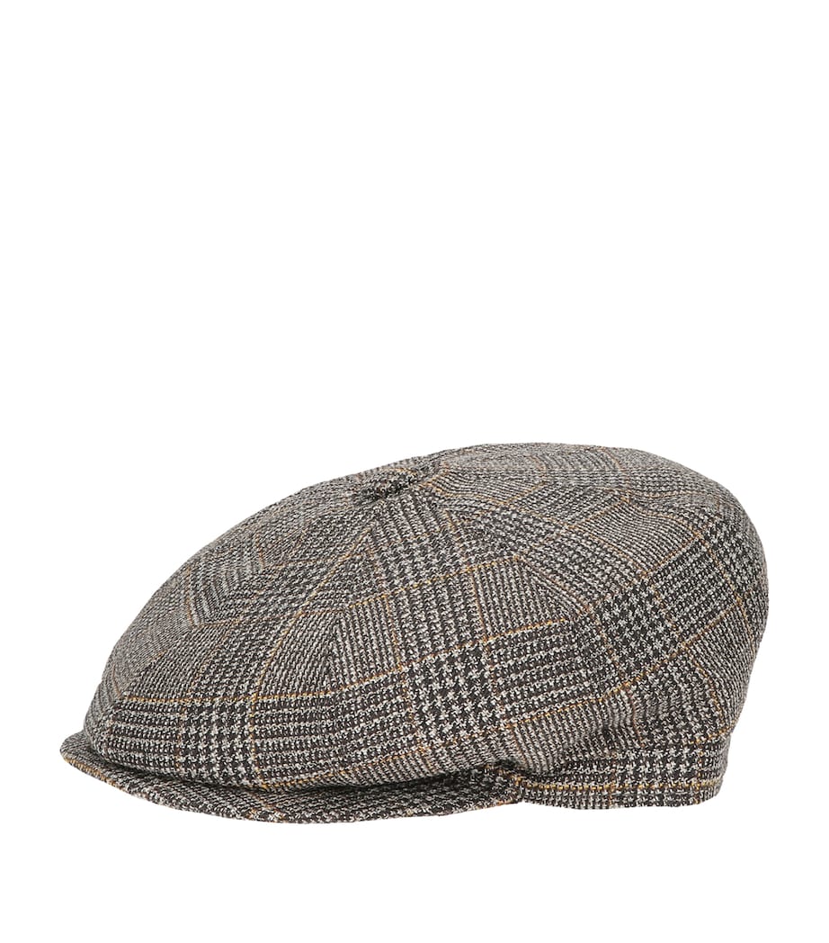 Wool-Blend Cesare Flat Cap MICRO 257B Image 1