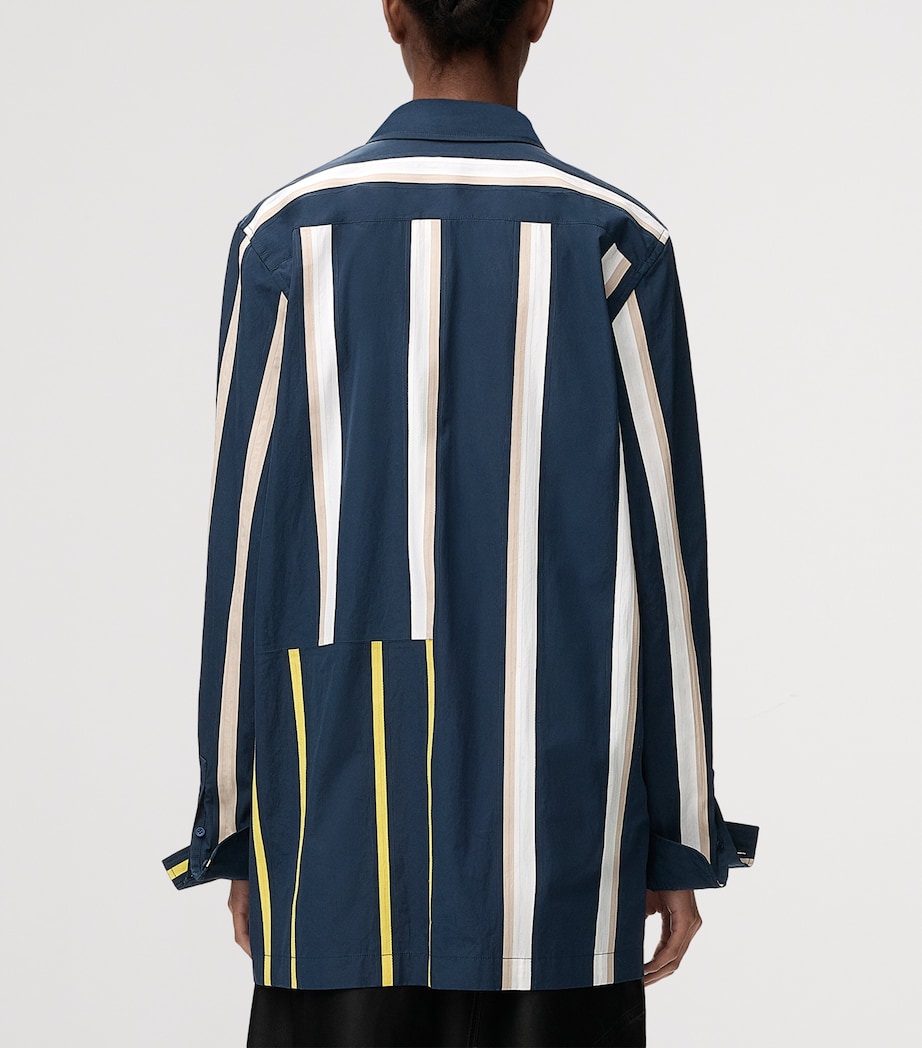 LOEWE Womens Cotton Stripe Shirt Image 4
