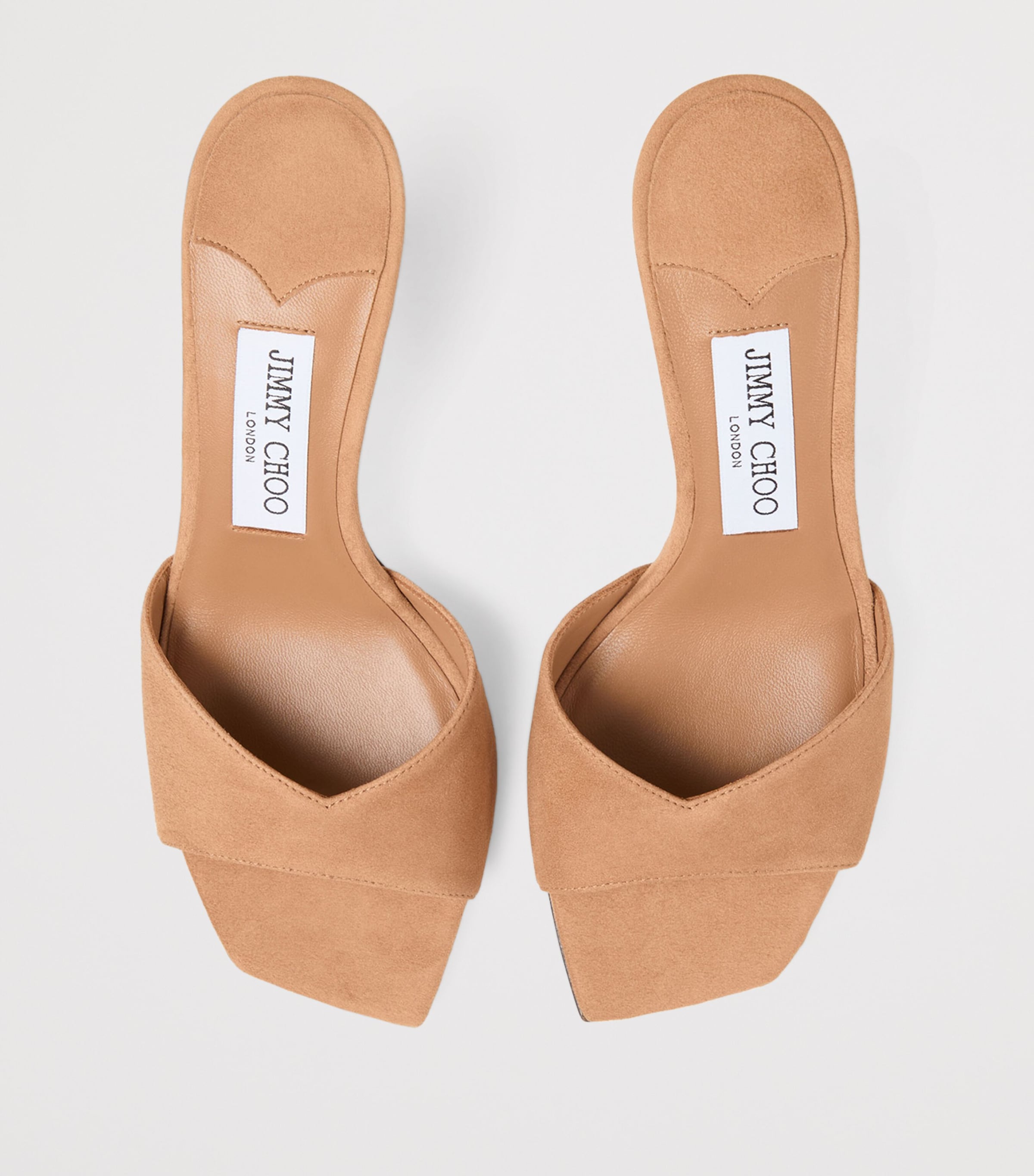 Skye 70 Leather Mules TOFFEE Image 4