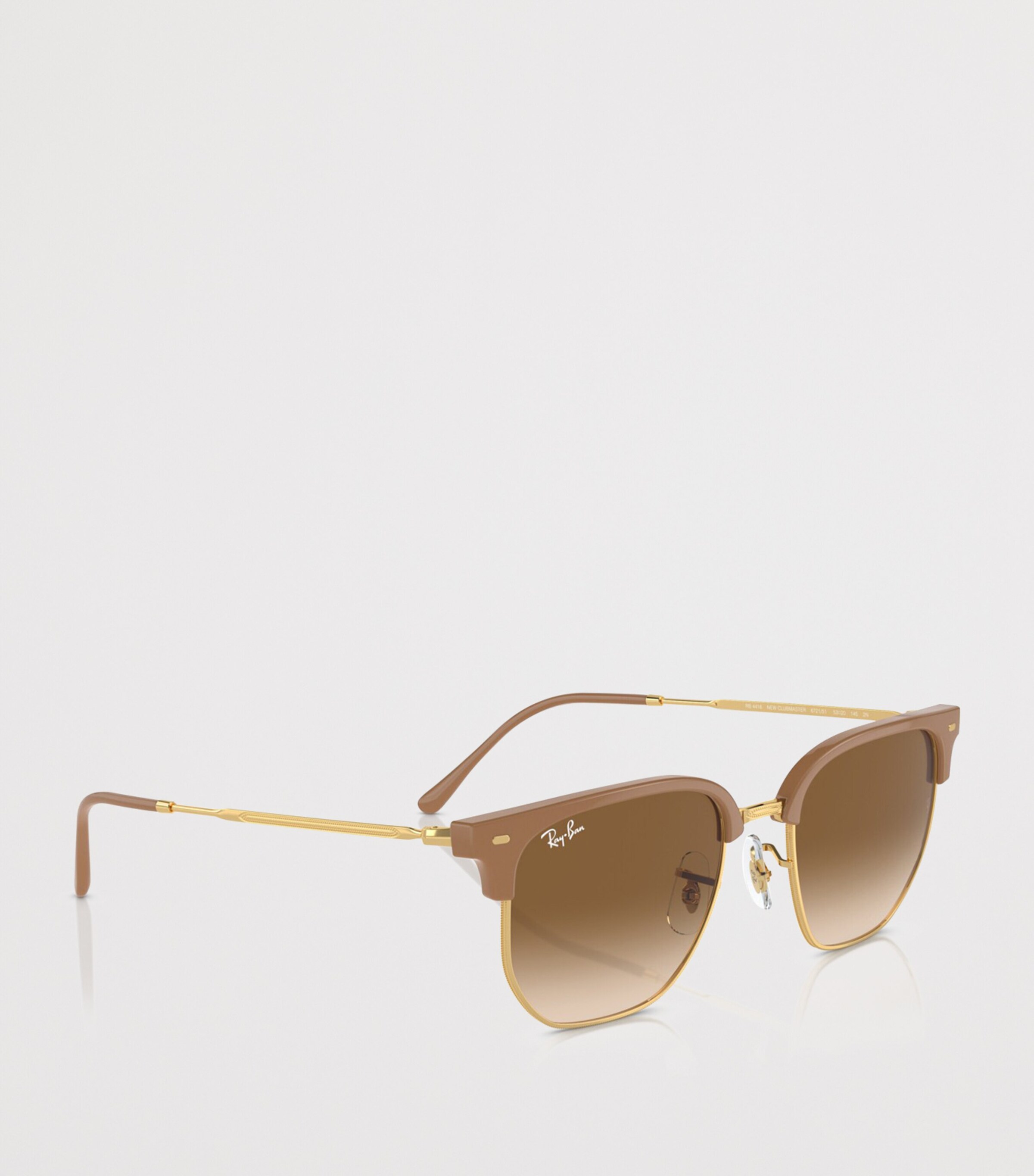 Ray-Ban New Clubmaster Sunglasses Beige Image 6