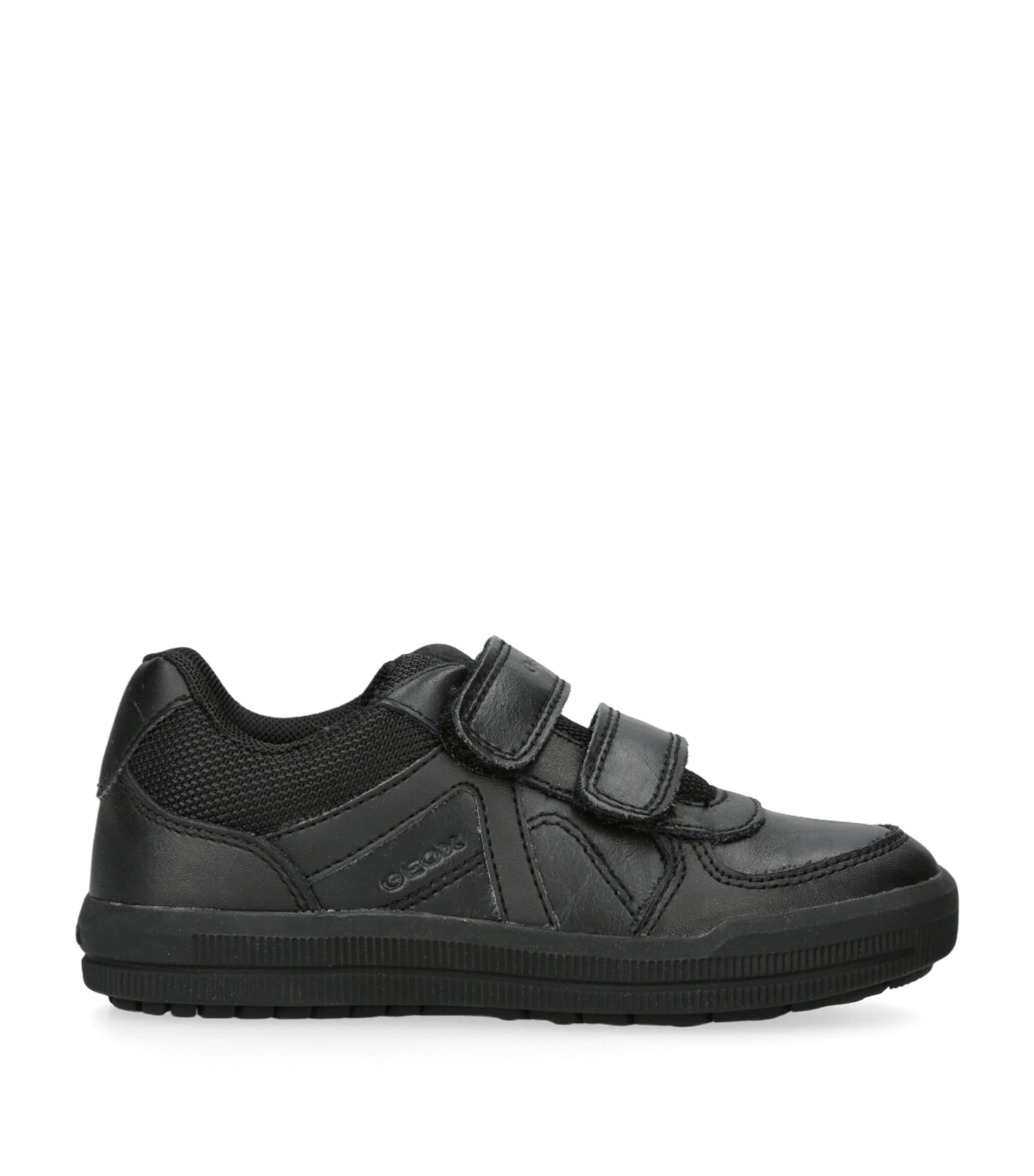 Leather Arzach Sneakers BLACK Image 3