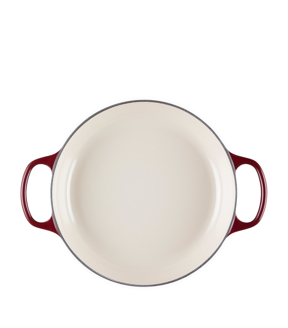 Cast Iron Round Casserole Dish (26cm) GARNET Image 3