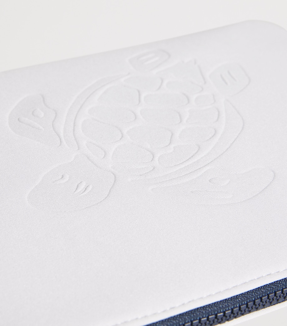 Neoprene Zipped Pool Pouch 010-WHITE Image 6