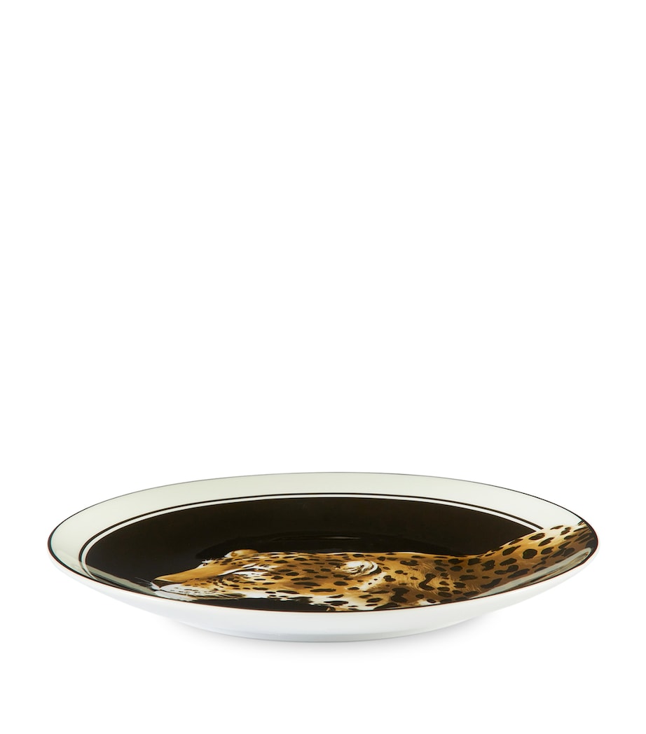 Set of Two Leopard Dinner Plates (26cm) UL005 LEOPARDO F DO Image 4
