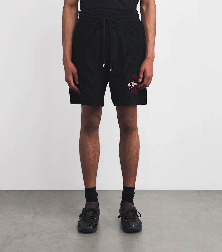 Cotton Crochet Hollywood Auto Shorts BLACK Image 3