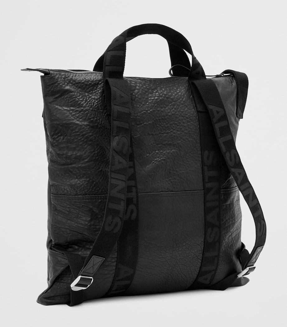 Leather Kei Backpack BLACK Image 3