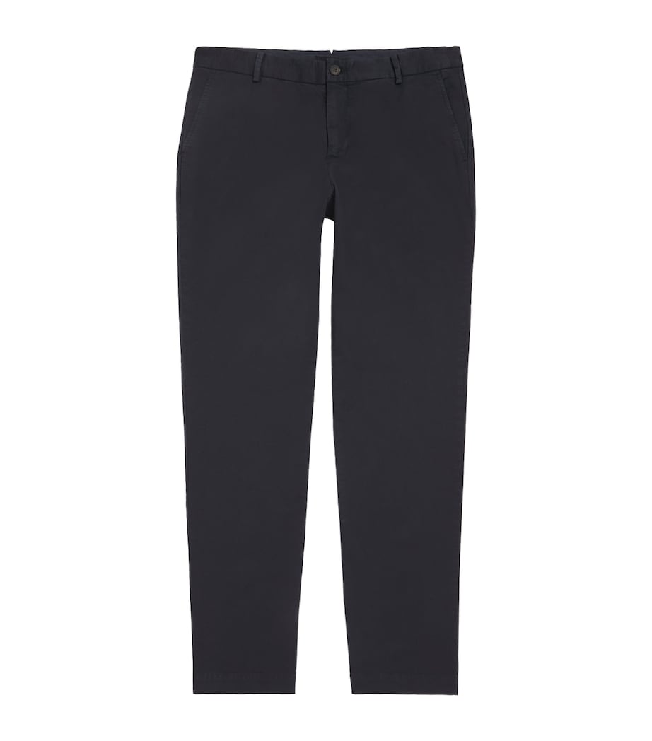 Stretch-Cotton Slim Chinos NAVY Image 1
