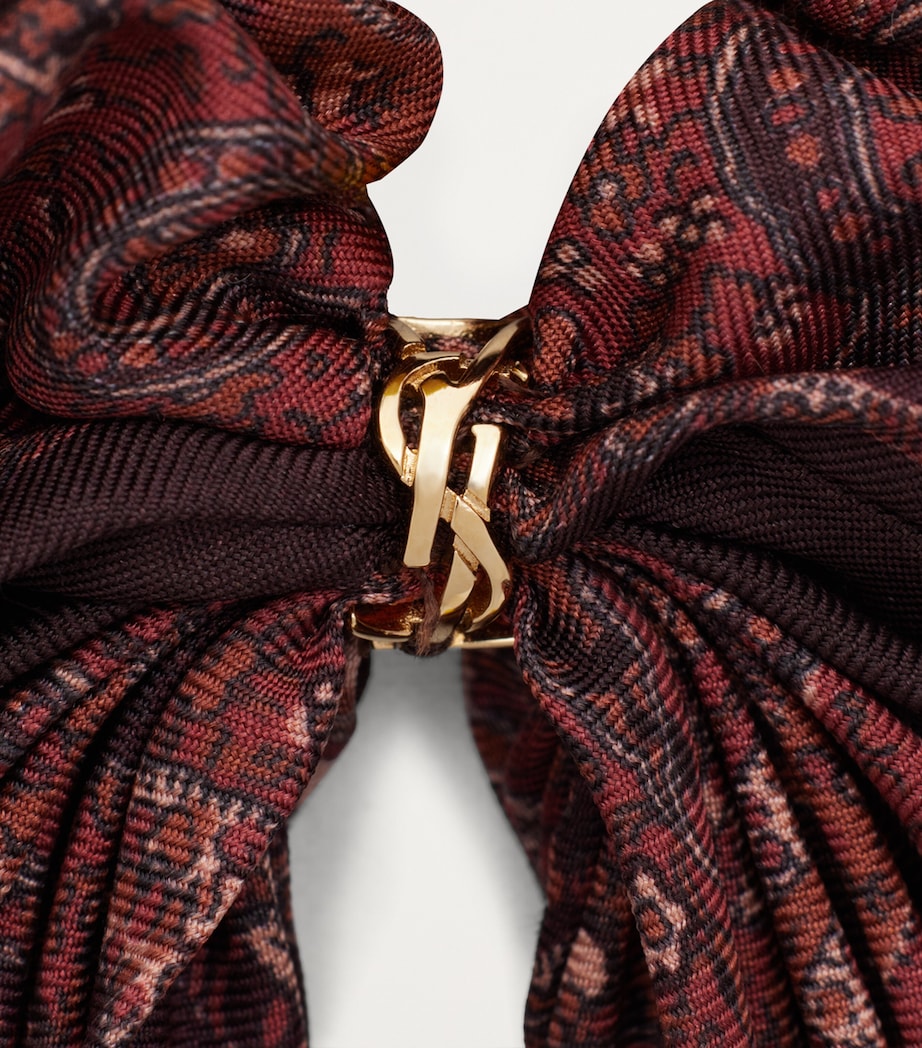 Silk Paisley Scrunchie 6389 Image 2
