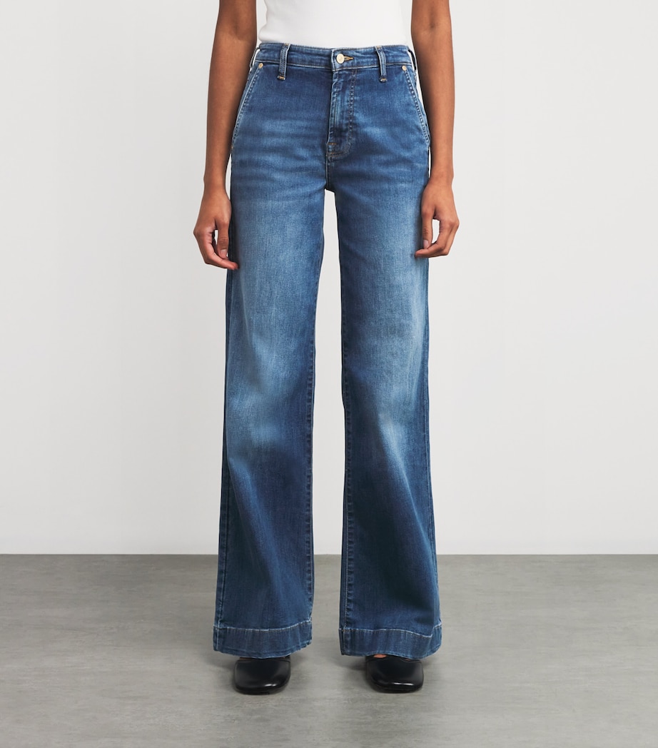 Modern Dojo Soho Flared Jeans U71BW ROYALTY Image 3