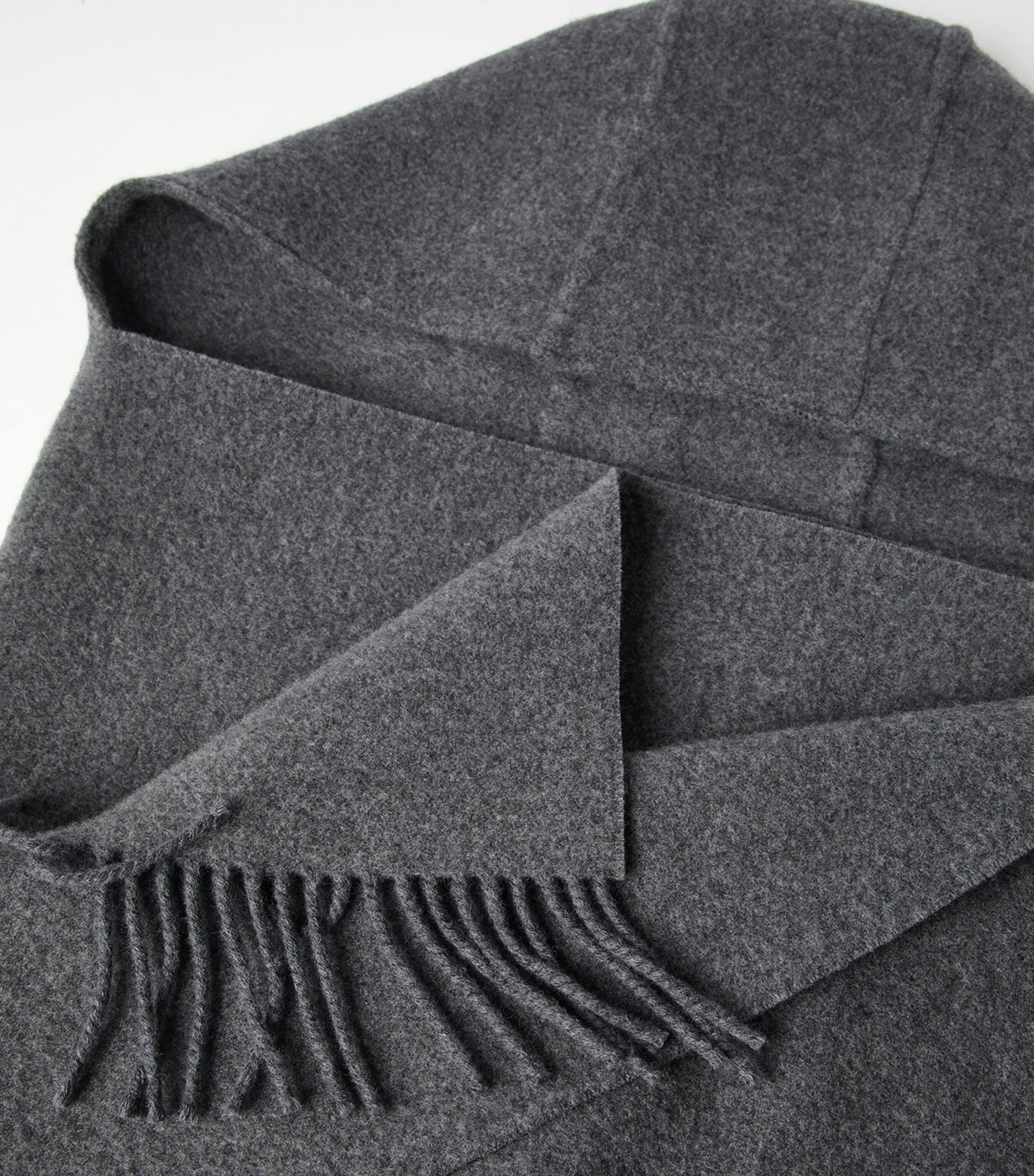 Wool-Cashmere Hooded Scarf C0106 Image 5