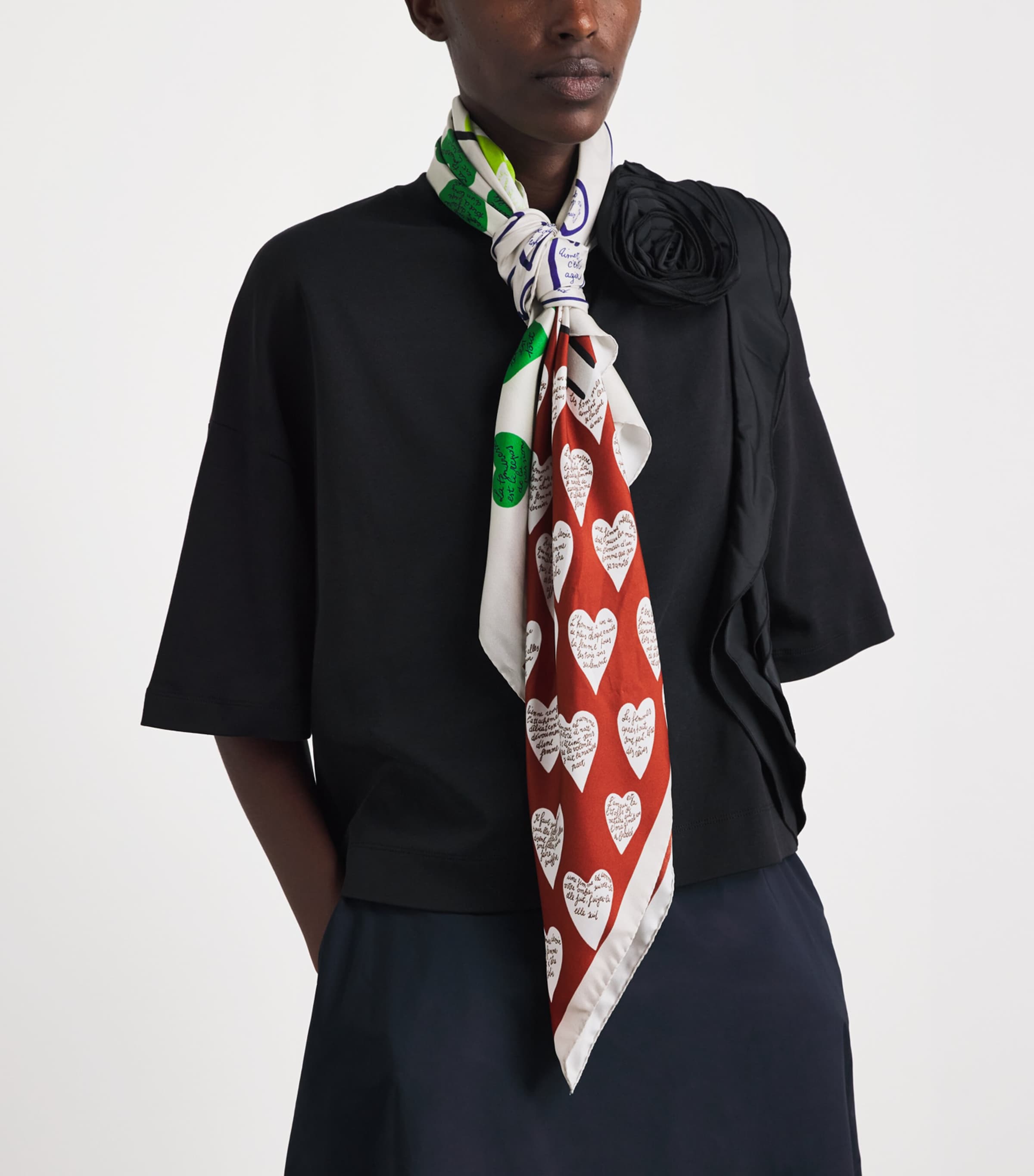Max Mara Silk Heritage 75th Anniversary Scarf White Image 4