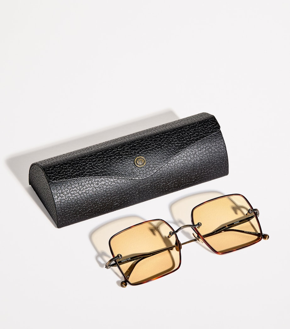 Titanium Square M5005 Sunglasses M5005 ANTIQUE GOLD Image 4