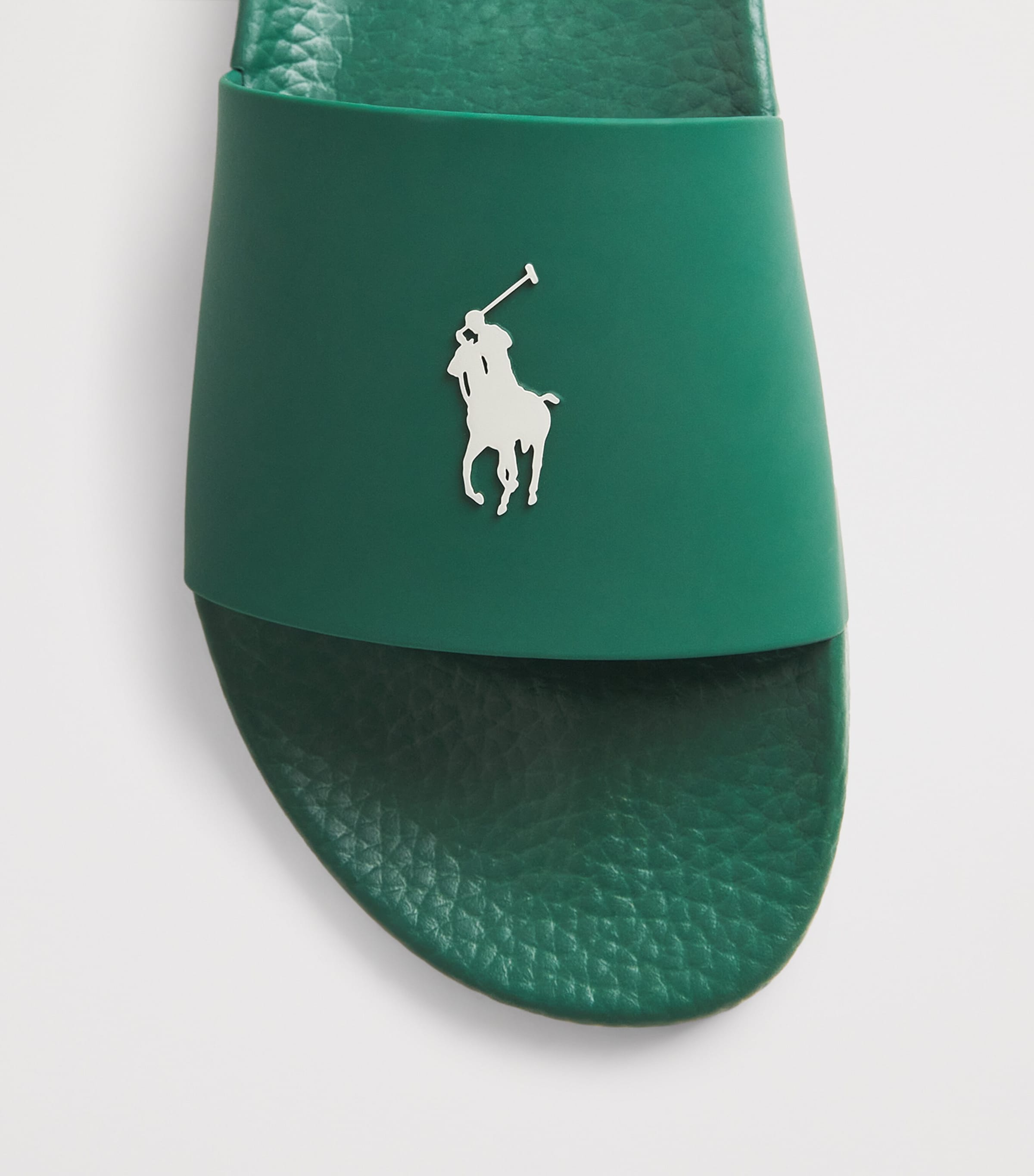 Polo Ralph Lauren Signature Polo Pony Slides Forest/deckwash Whit Image 6