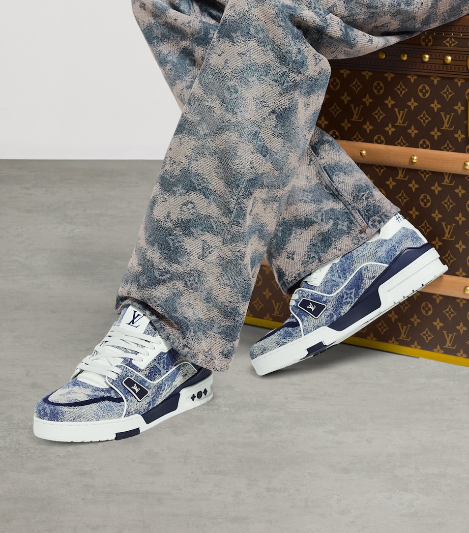 Denim LV Low-Top Sneakers BLUE Image 2