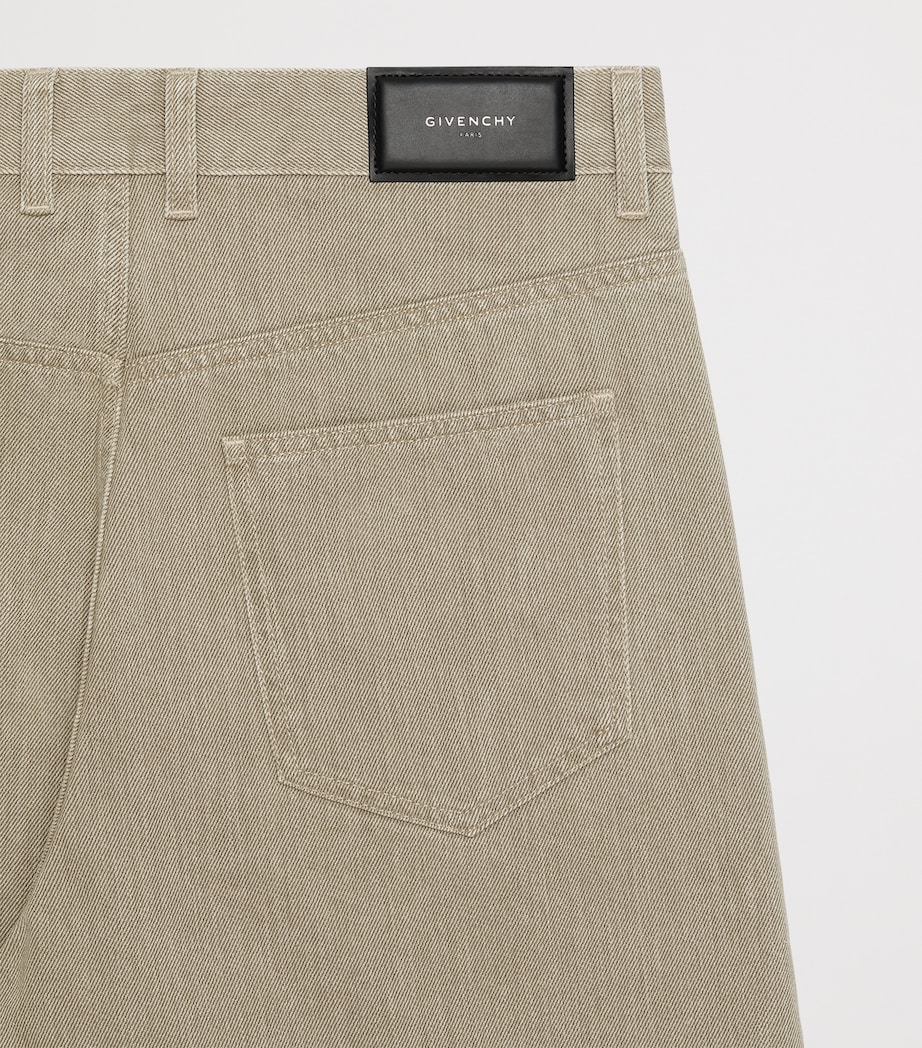 Givenchy Mens Denim Shorts Image 4
